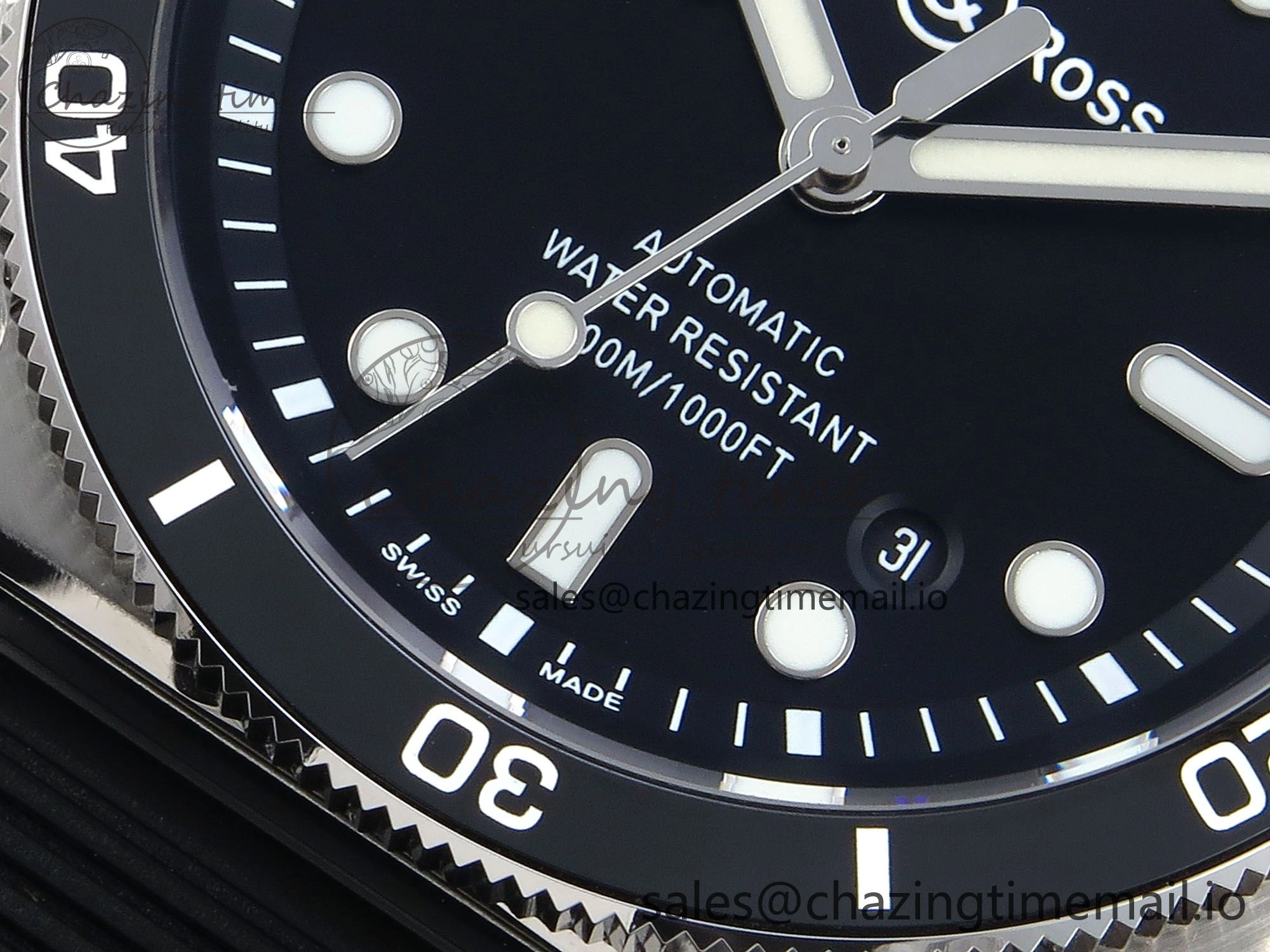 BR03-92 Diver BRF 1:1 Best Edition Black Dial on Black Rubber Strap A2824