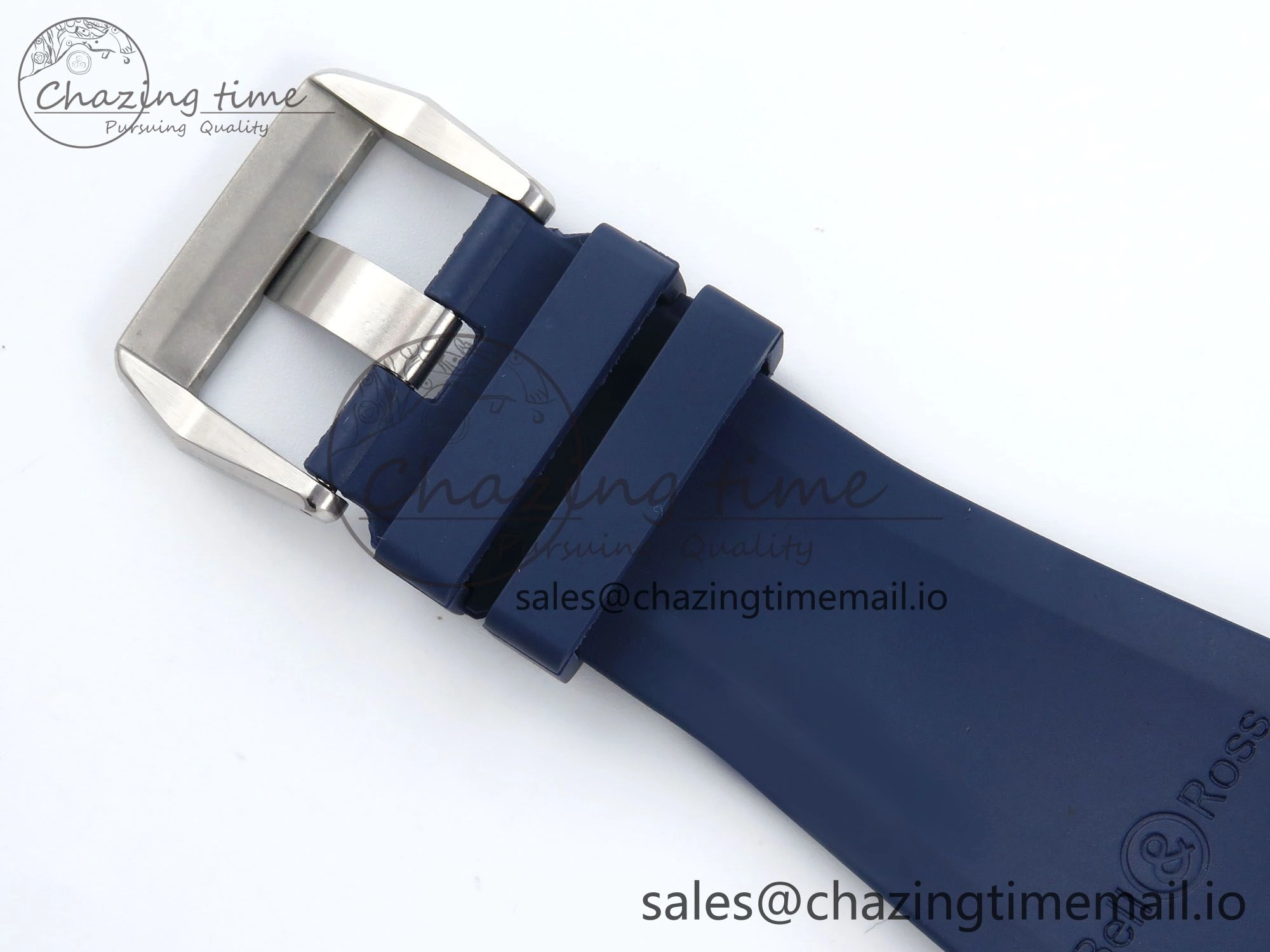 BR03-92 Diver BRF 1:1 Best Edition Blue Dial on Blue Rubber Strap A2824