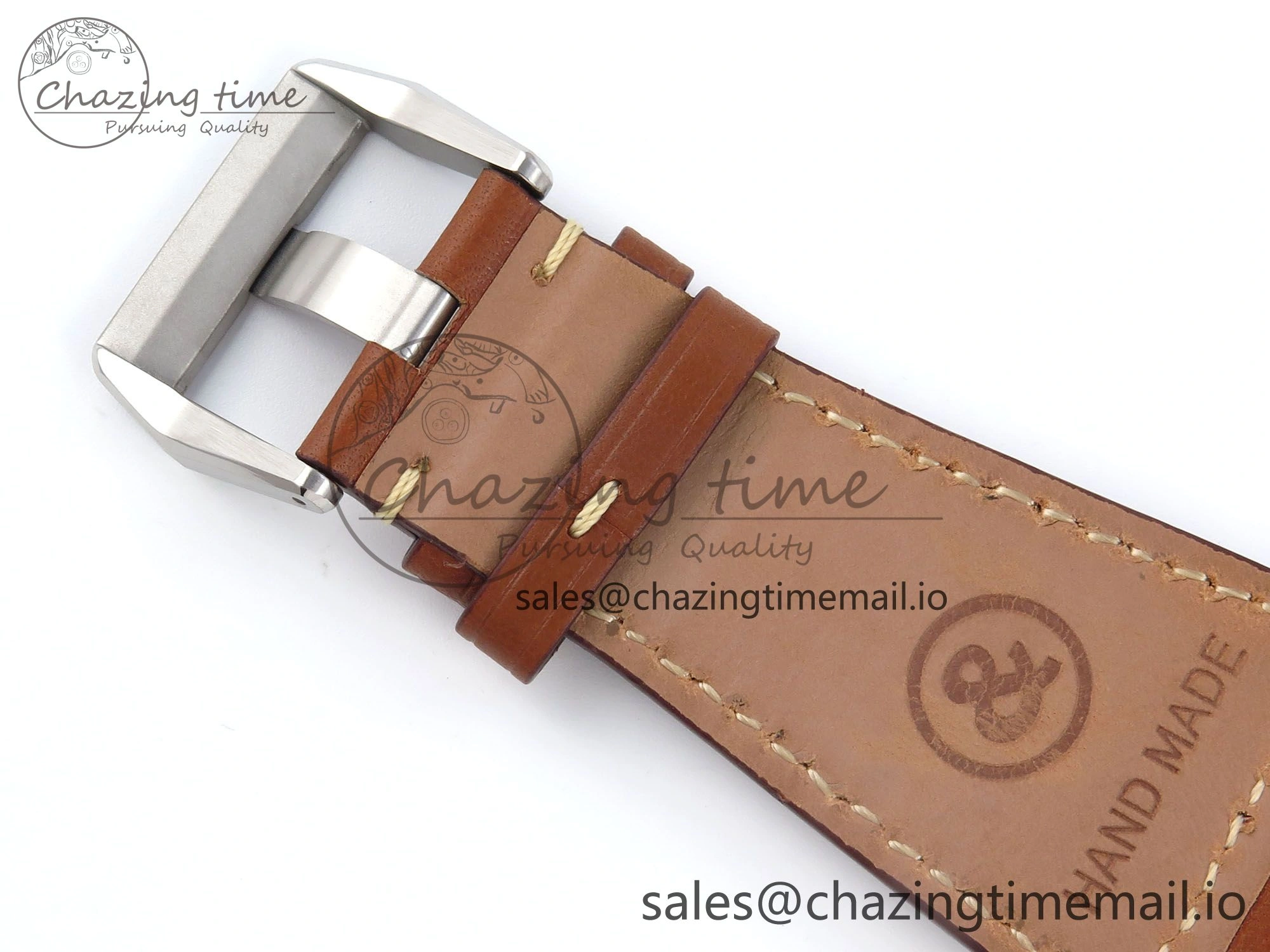 BR03-93 GMT BRF 1:1 Best Edition White Dial on Brown Leather Strap A2824