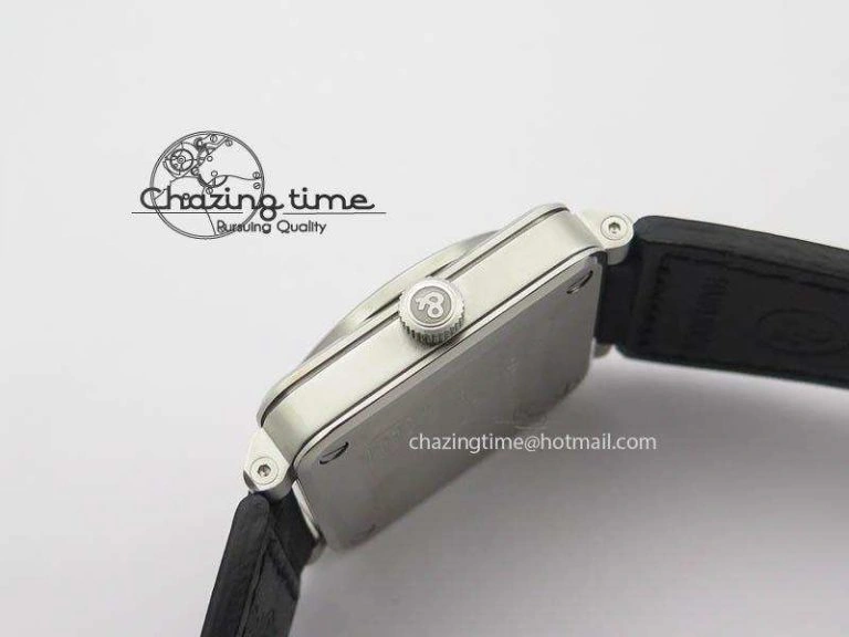 BR03-93 GMT SS 42mm Blue Dial On Rubber Strap A2836