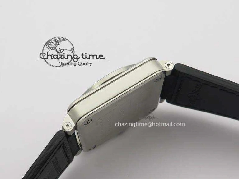 BR03-93 GMT SS 42mm Blue Dial On Rubber Strap A2836