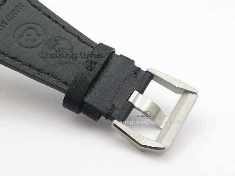 BR03-93 GMT SS 42mm Blue Dial On Rubber Strap A2836