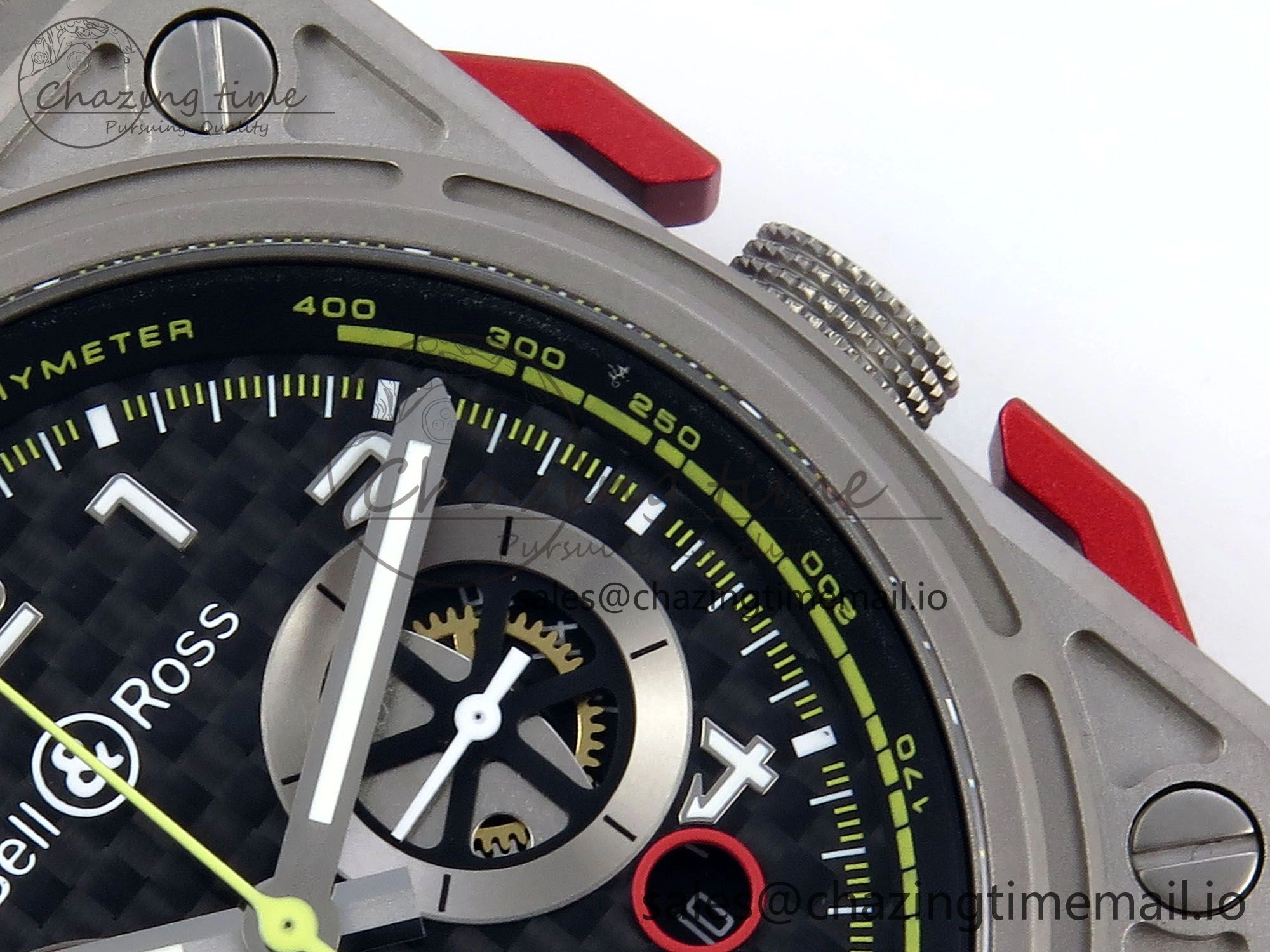 BR03-94 Instruments BRF 1:1 Best Edition Black Carbon Dial on Black Hollow Rubber Strap A2824