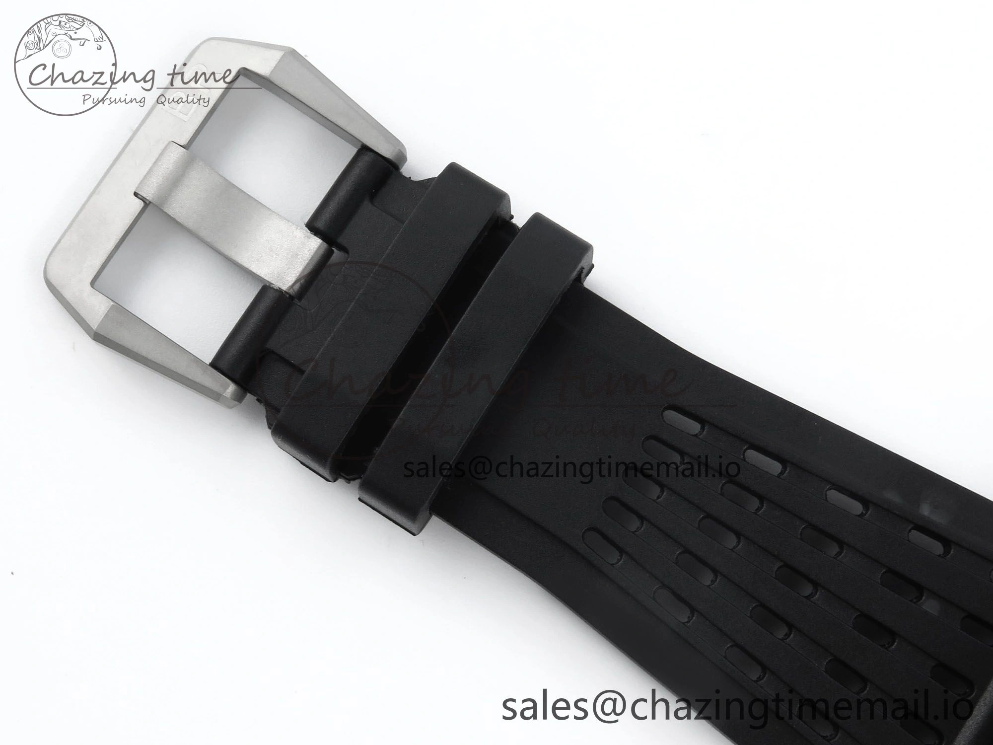 BR03-94 Instruments BRF 1:1 Best Edition Black Carbon Dial on Black Hollow Rubber Strap A2824