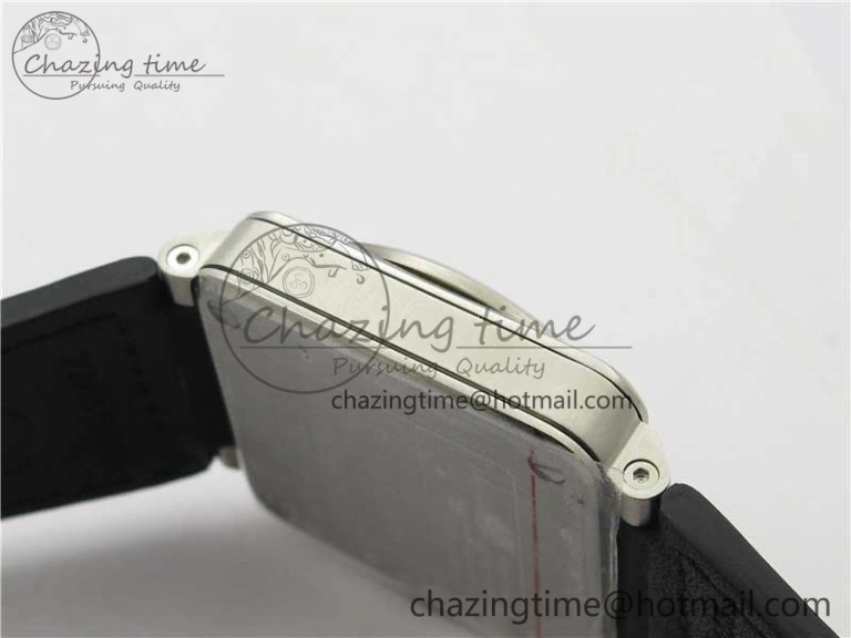 BR03-97 Automatic Power Reserve SS Black Dial on Black Leather Strap A23J (Free Nylon)