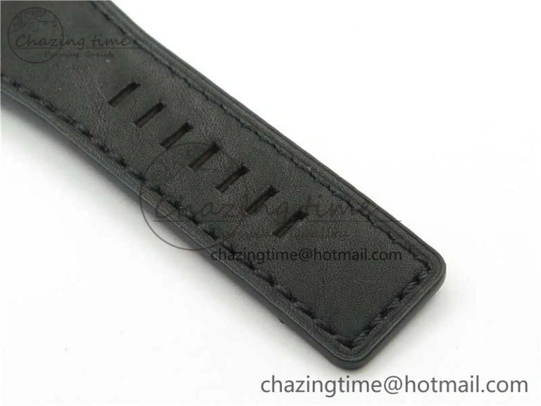 BR03-97 Automatic Power Reserve SS Black Dial on Black Leather Strap A23J (Free Nylon)