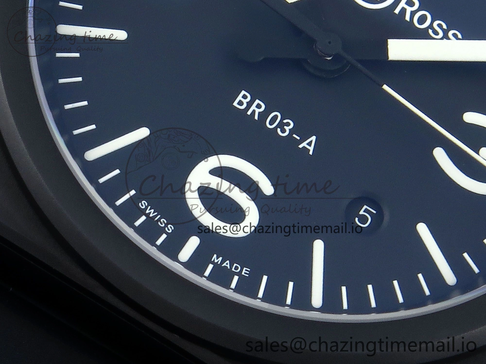 BR03-A 42MM M+F 1:1 Best Edition Black Dial on Black Rubber Strap A2892