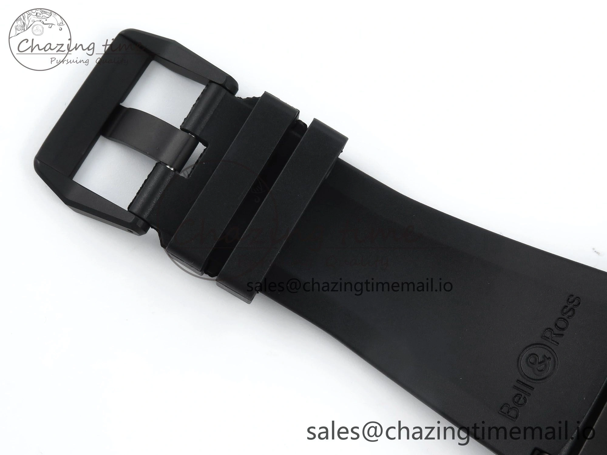 BR03 Diver BRF 1:1 Best Edition Black Dial on Black Rubber Strap A2824
