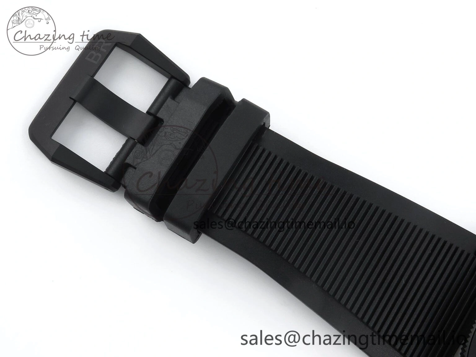 BR03 Diver BRF 1:1 Best Edition Pale Blue Dial on Black Rubber Strap A2824