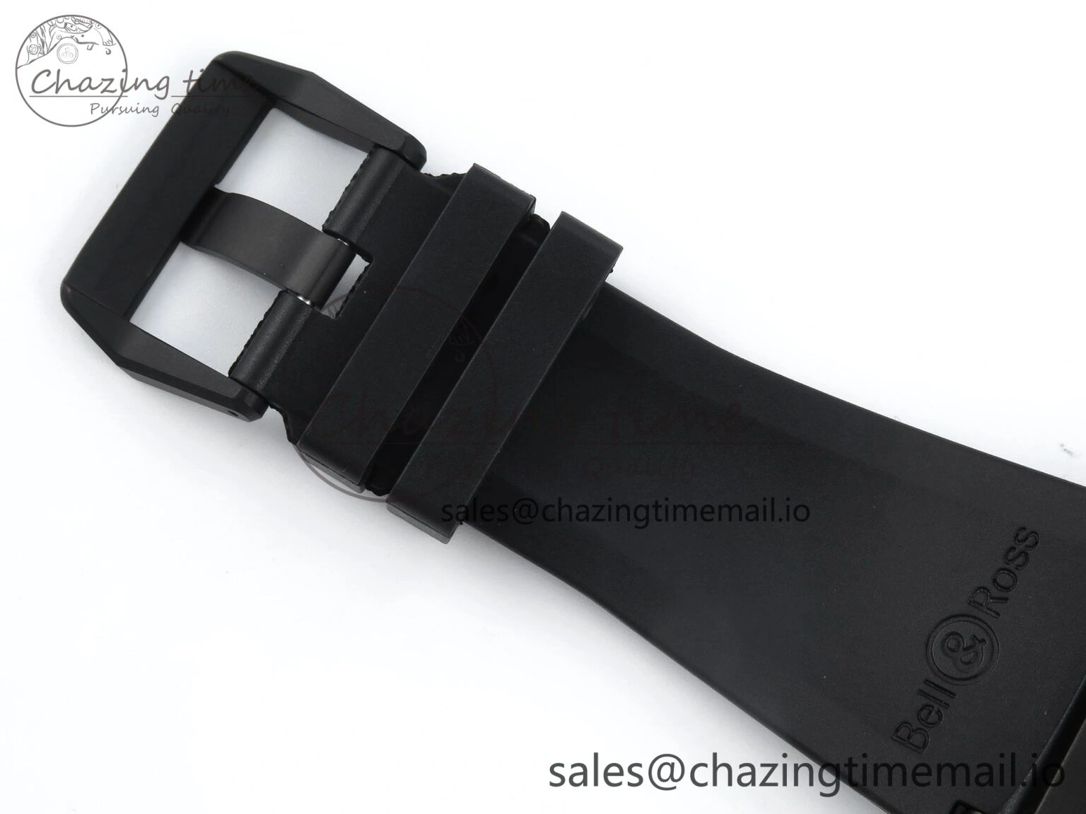 BR03 Diver BRF 1:1 Best Edition Pale Blue Dial on Black Rubber Strap A2824