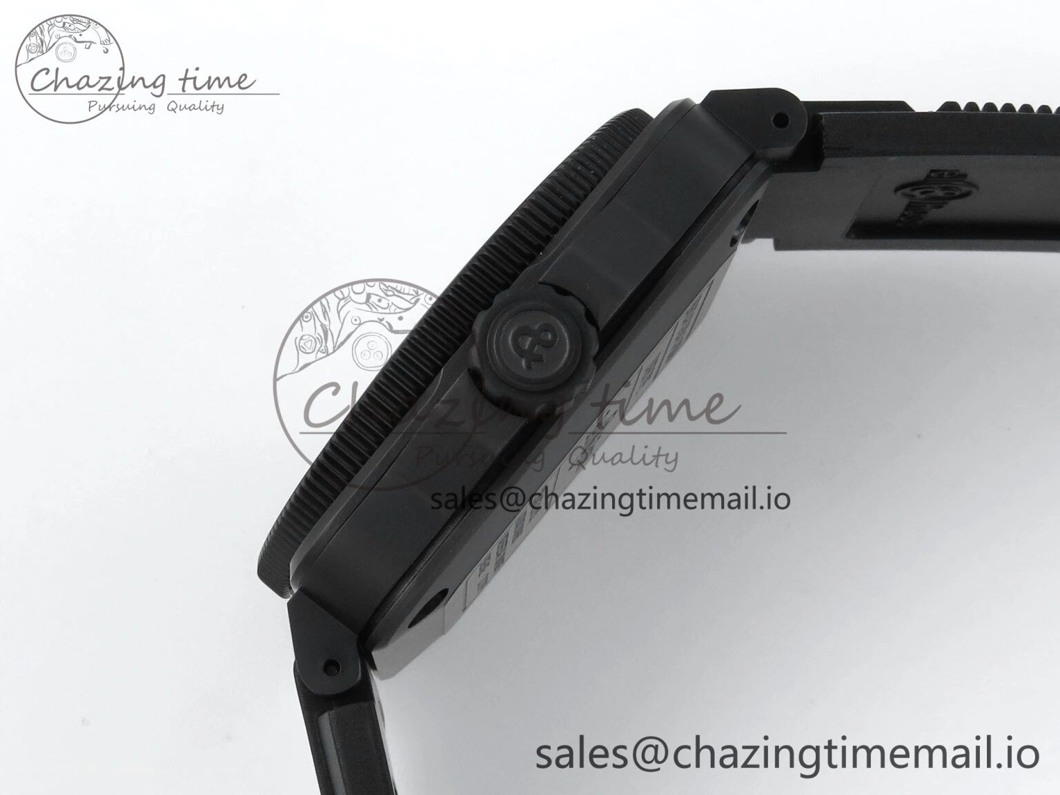 BR03 Full Lume M+F 1:1 Best Edition Green Dial on Black Rubber Strap A2892