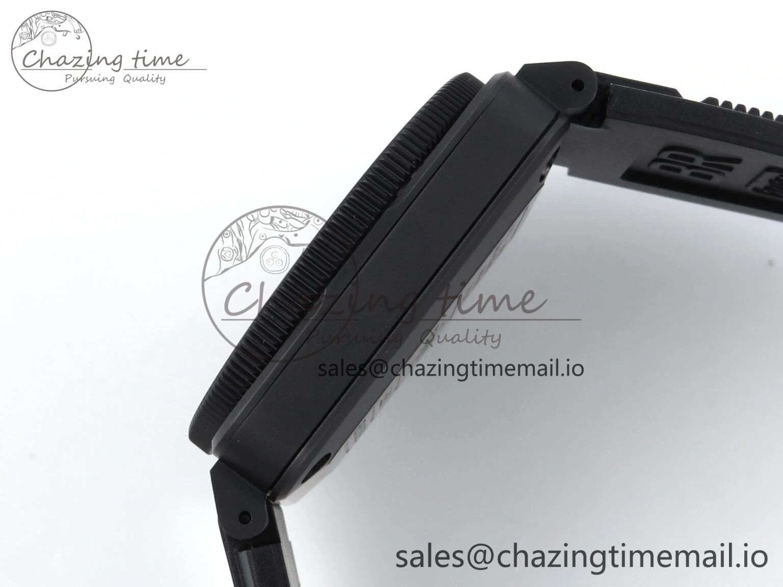 BR03 Full Lume M+F 1:1 Best Edition Green Dial on Black Rubber Strap A2892