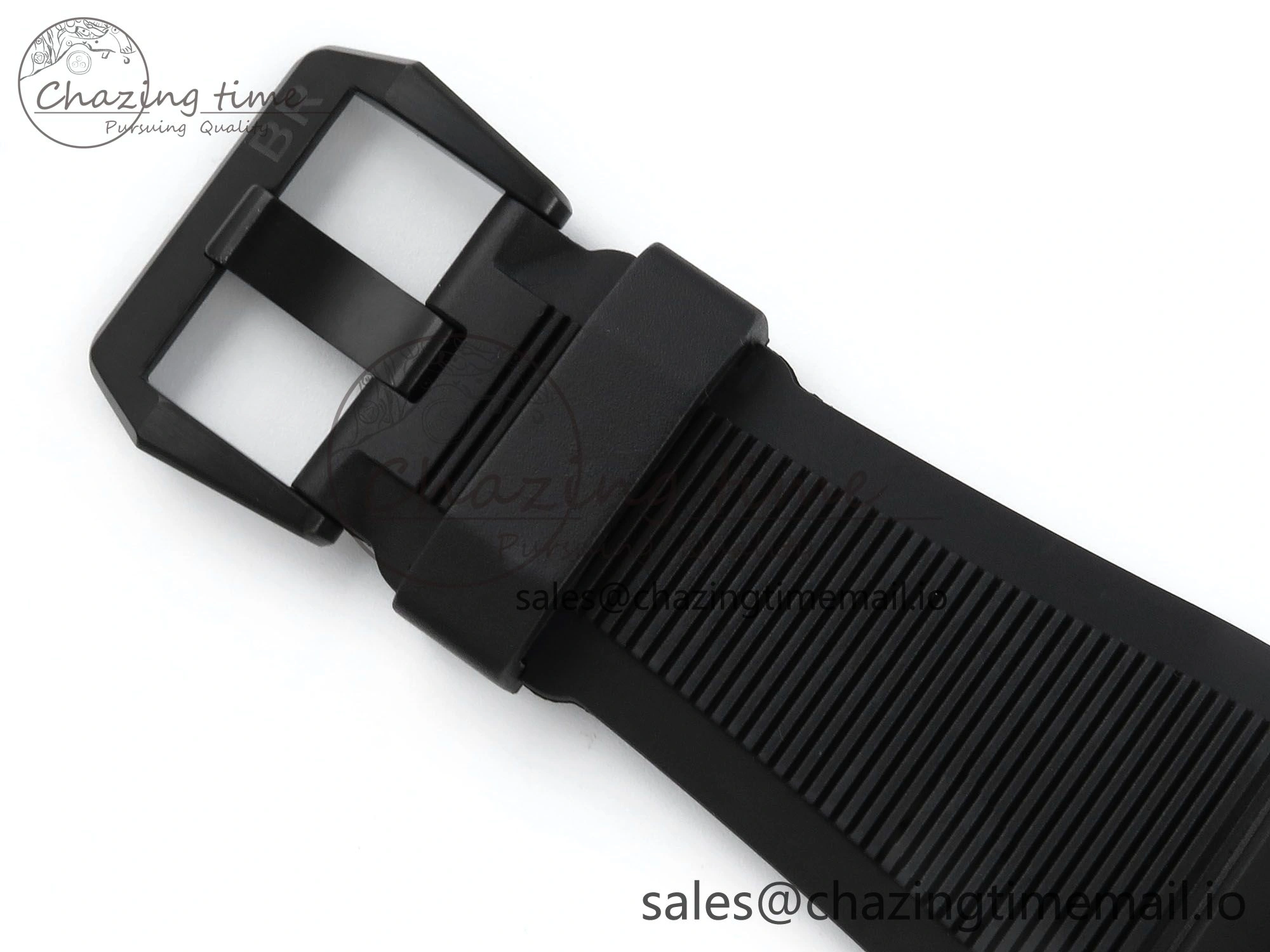 BR03 Full Lume M+F 1:1 Best Edition Green Dial on Black Rubber Strap A2892