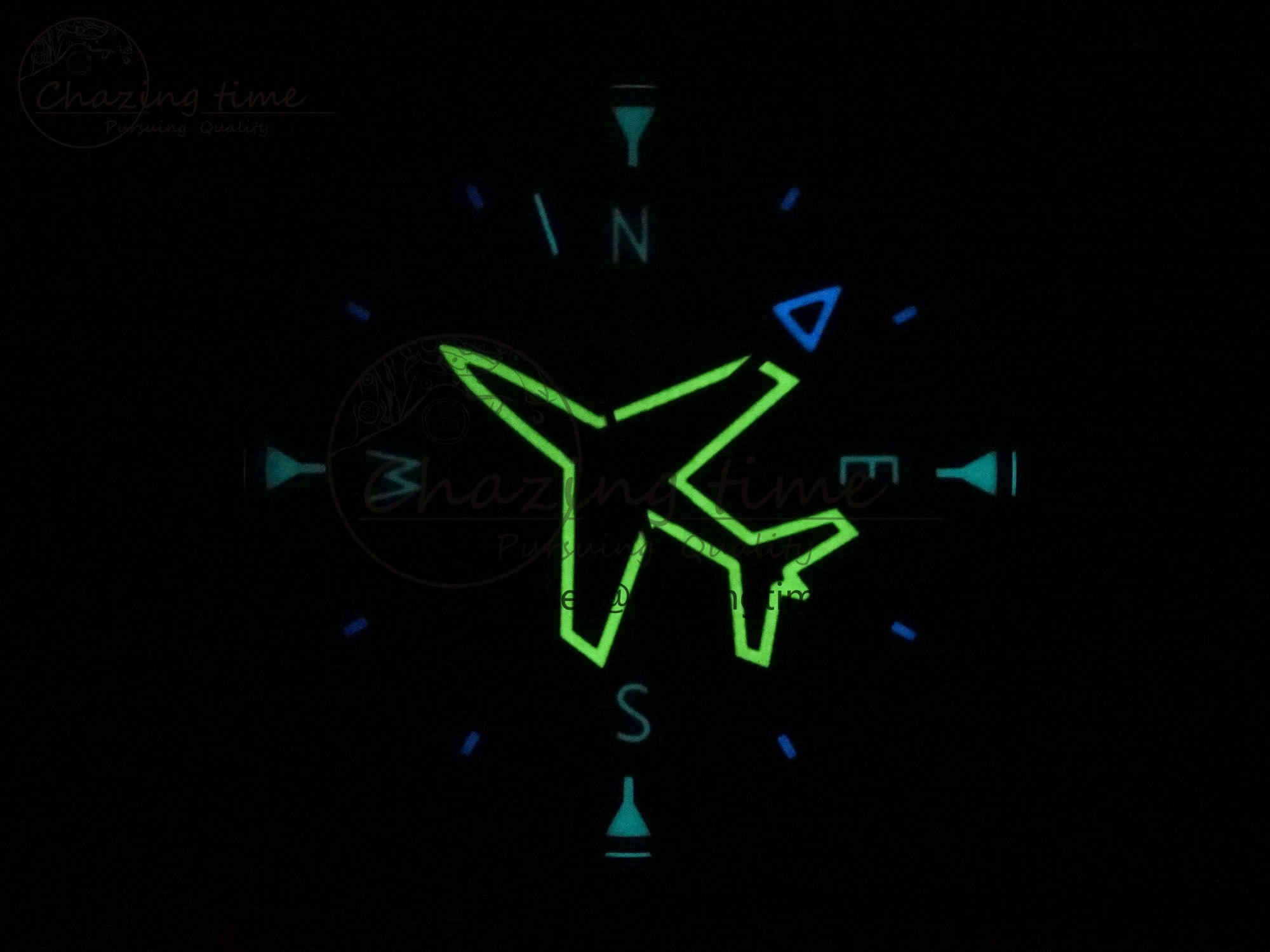 BR03 GyroCompass M+F 1:1 Best Edition Black Dial on Black Rubber Strap A2892