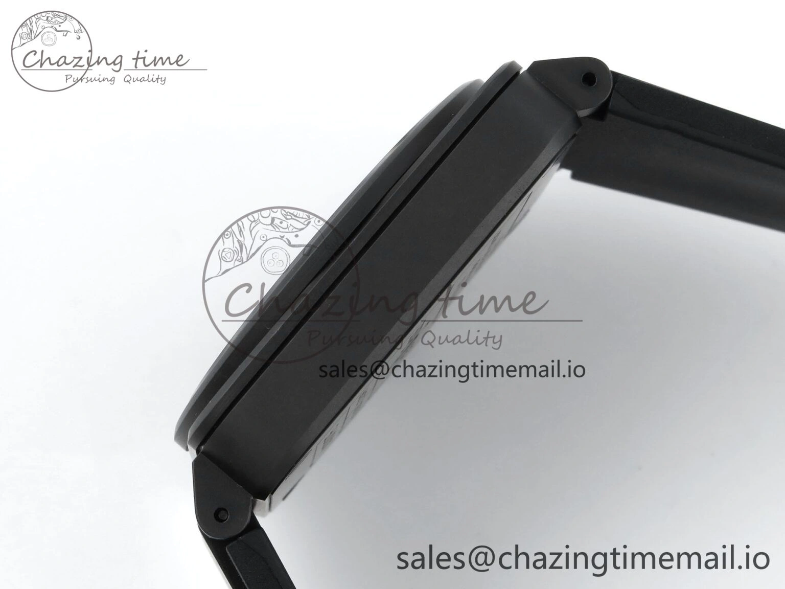 BR03 GyroCompass M+F 1:1 Best Edition Black Dial on Black Rubber Strap A2892
