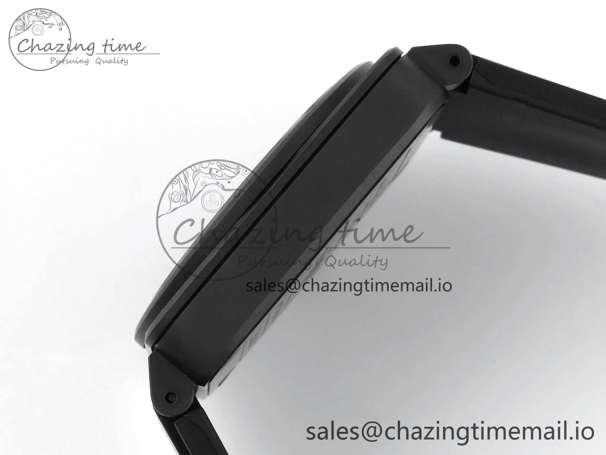 BR03 GyroCompass M+F 1:1 Best Edition Black Dial on Black Rubber Strap A2892