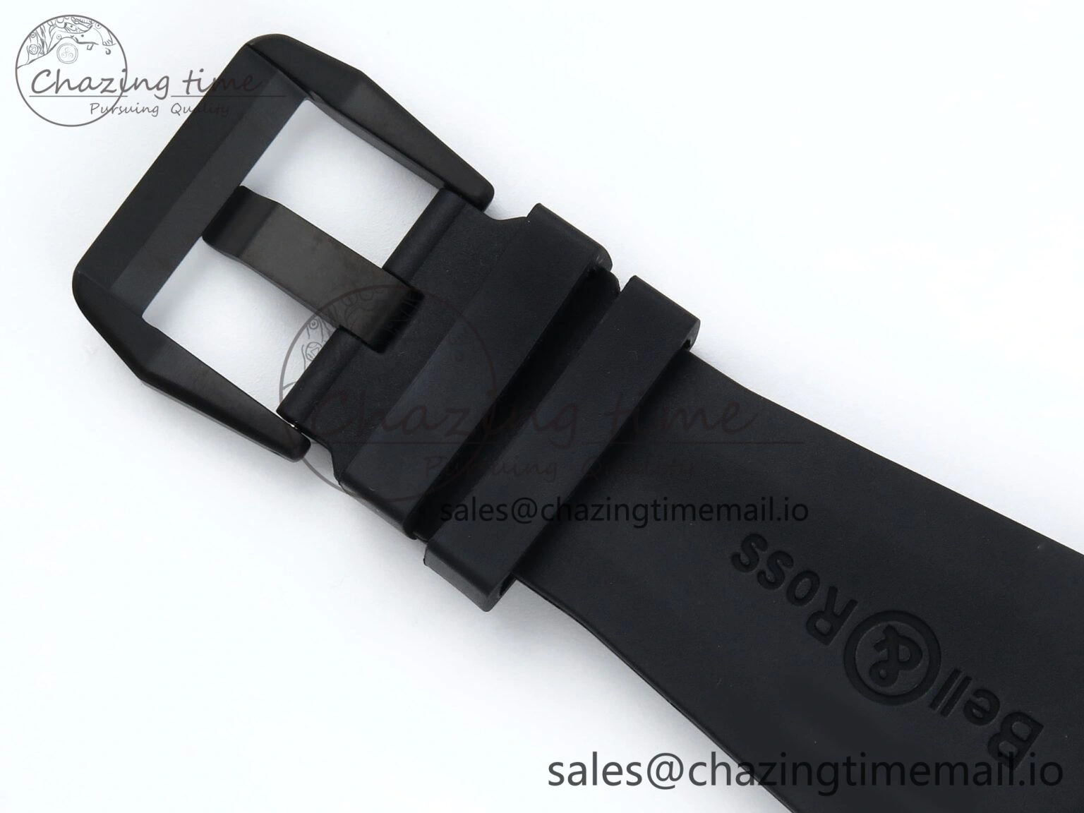 BR03 GyroCompass M+F 1:1 Best Edition Black Dial on Black Rubber Strap A2892