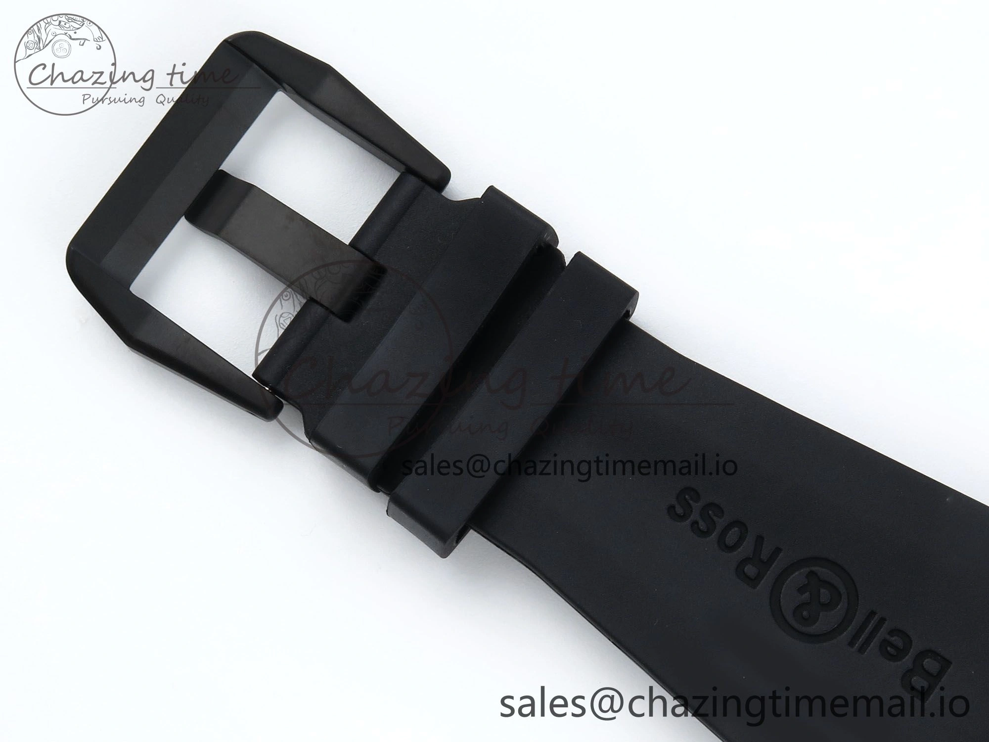 BR03 GyroCompass M+F 1:1 Best Edition Black Dial on Black Rubber Strap A2892