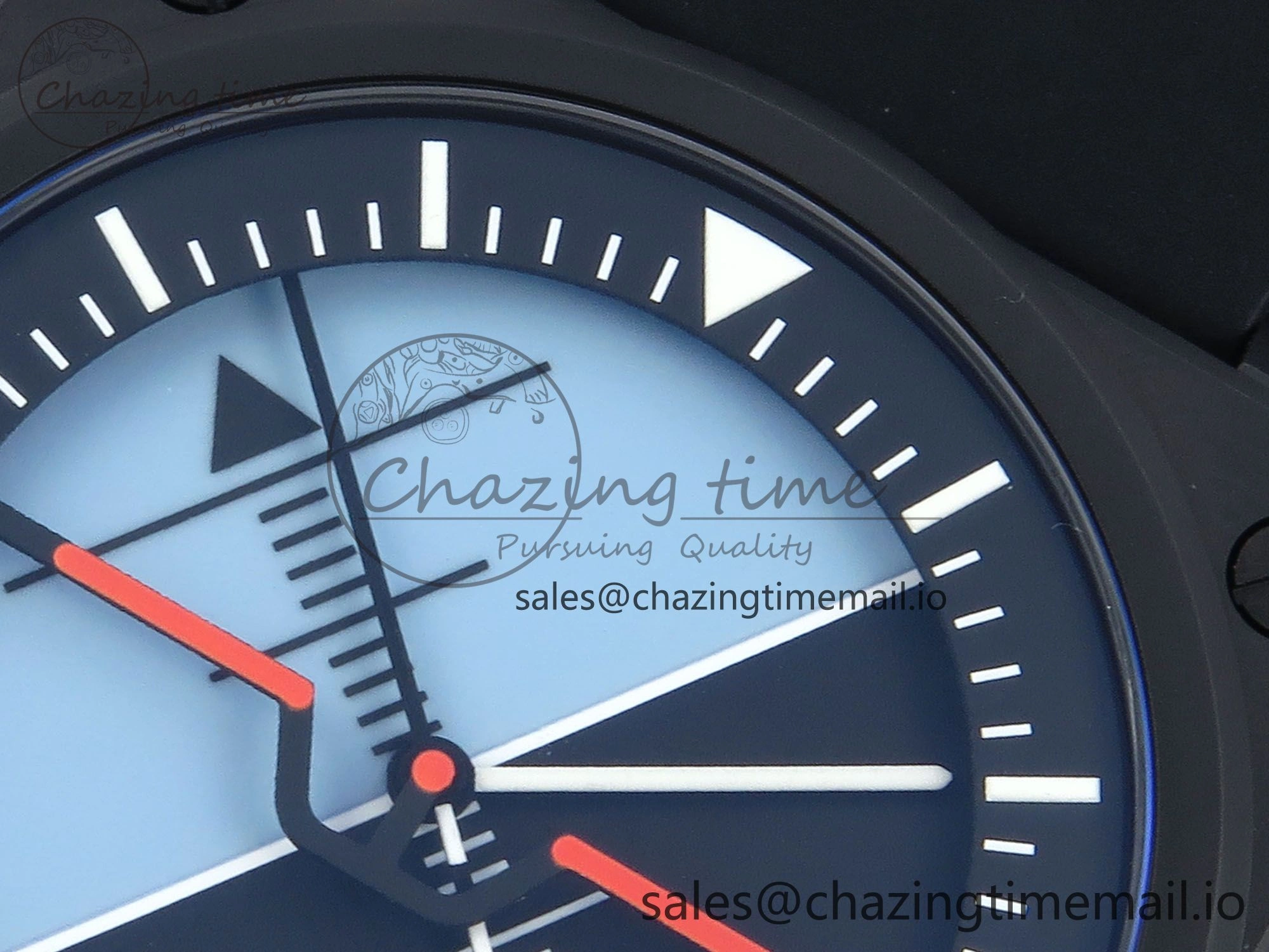 BR03 Horizon M+F 1:1 Best Edition Black Blue Dial on Black Rubber Strap A2892