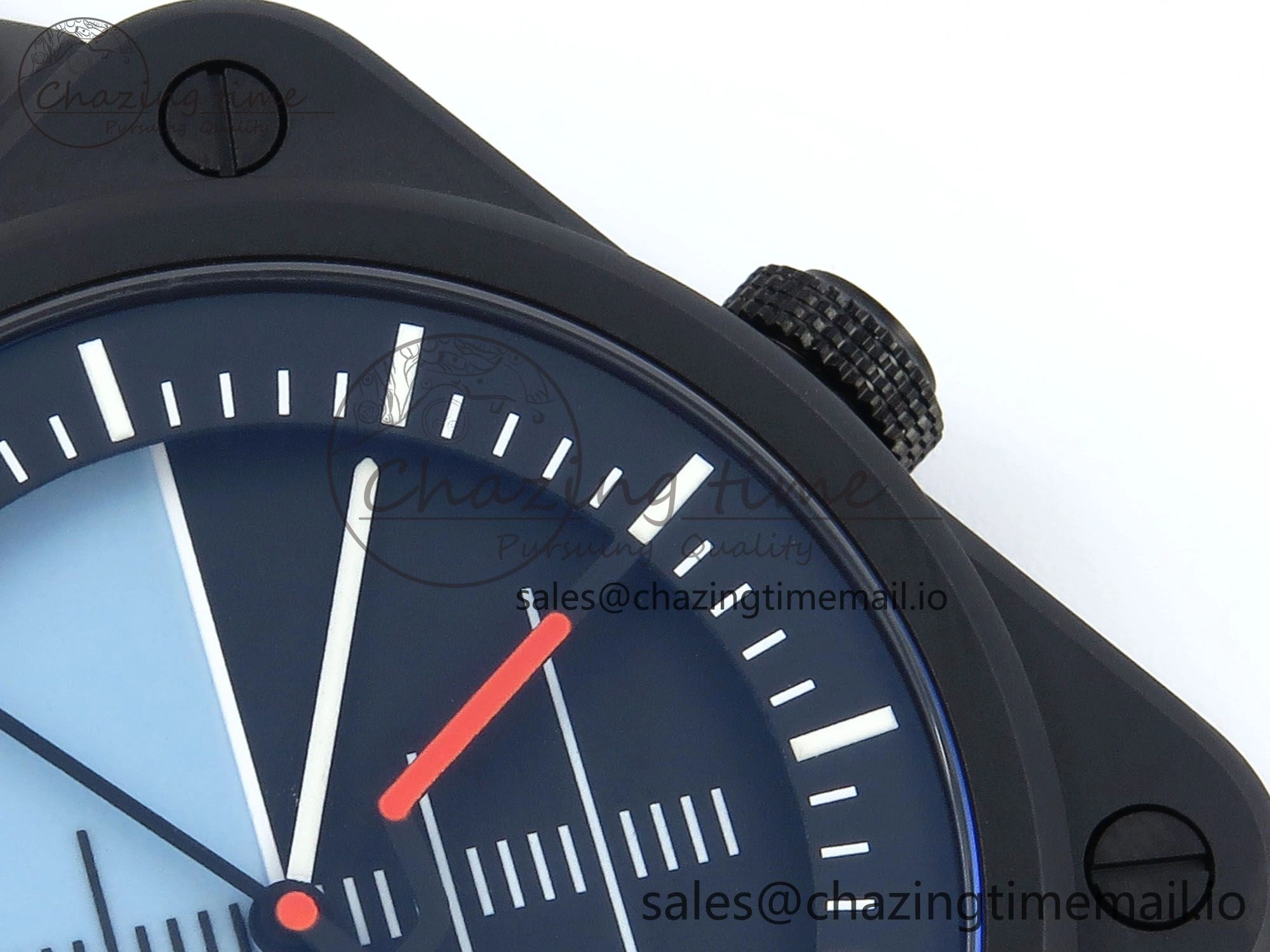 BR03 Horizon M+F 1:1 Best Edition Black Blue Dial on Black Rubber Strap A2892