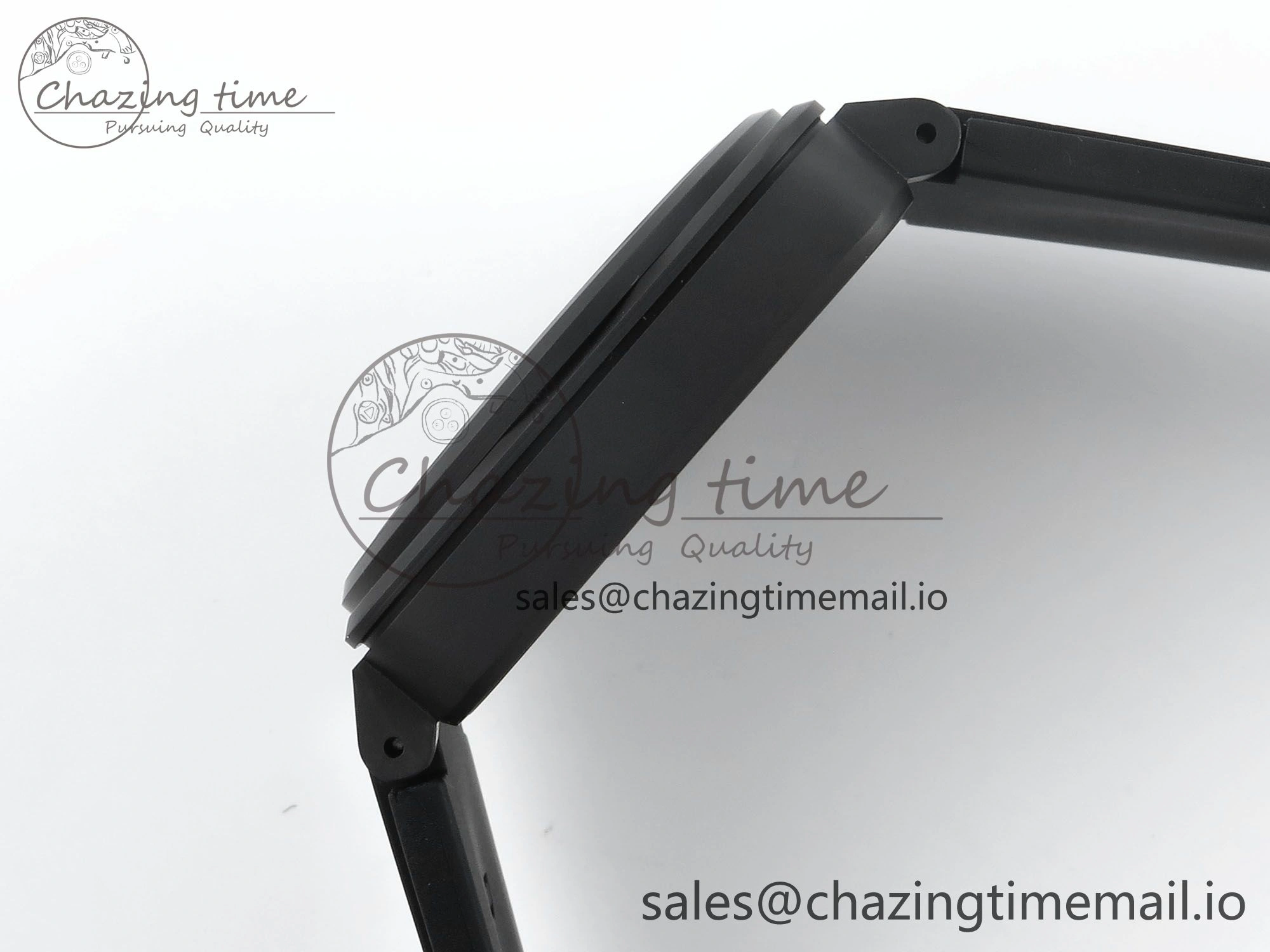 BR03A Instruments BRF 1:1 Best Edition Black Dial on Black Rubber Strap A2824