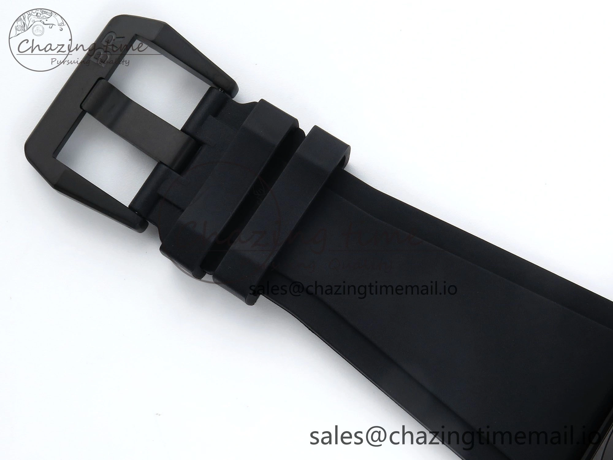 BR03A Instruments BRF 1:1 Best Edition Black Dial on Black Rubber Strap A2824