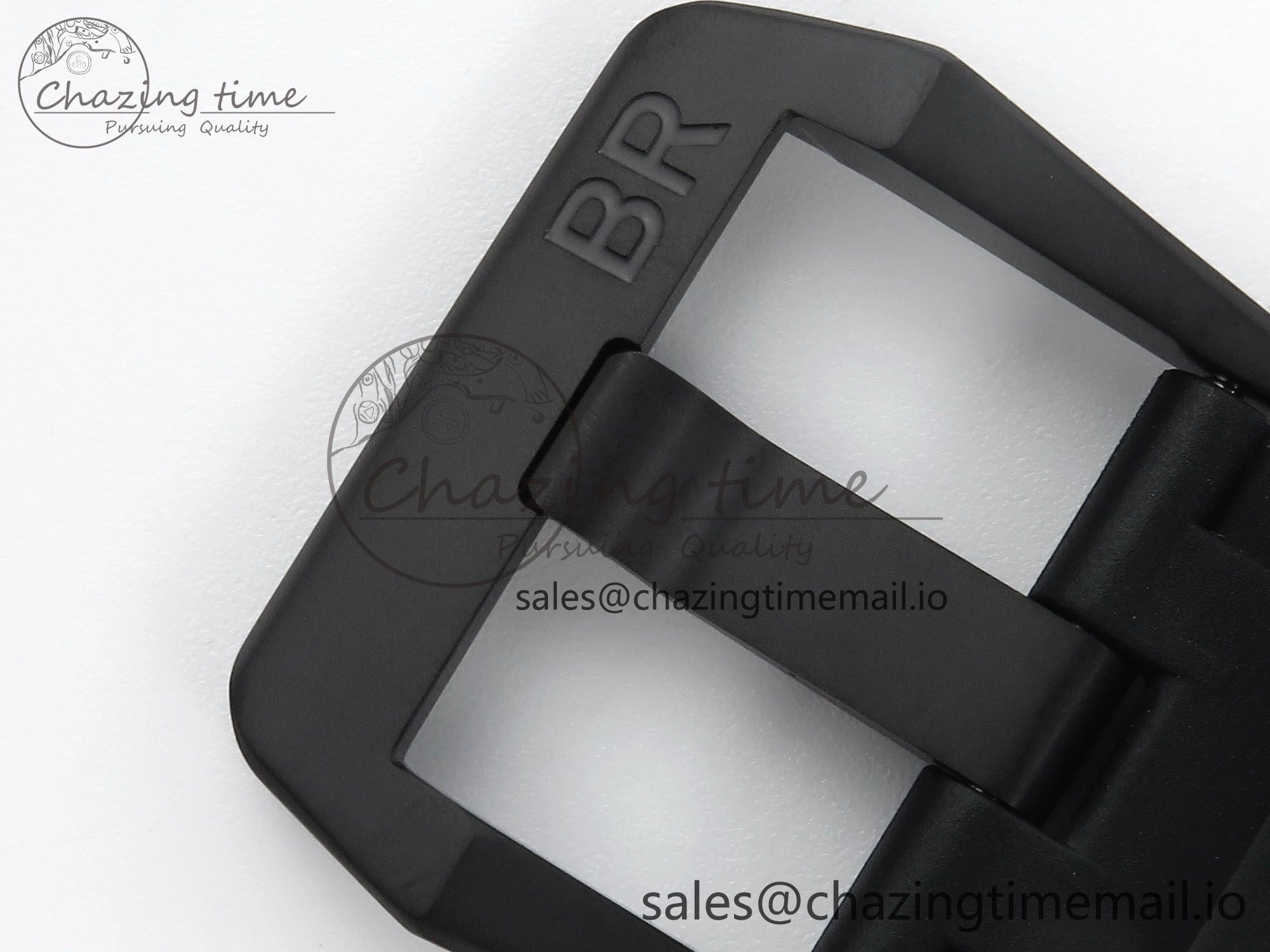 BR03A Instruments BRF 1:1 Best Edition Black Dial on Black Rubber Strap A2824