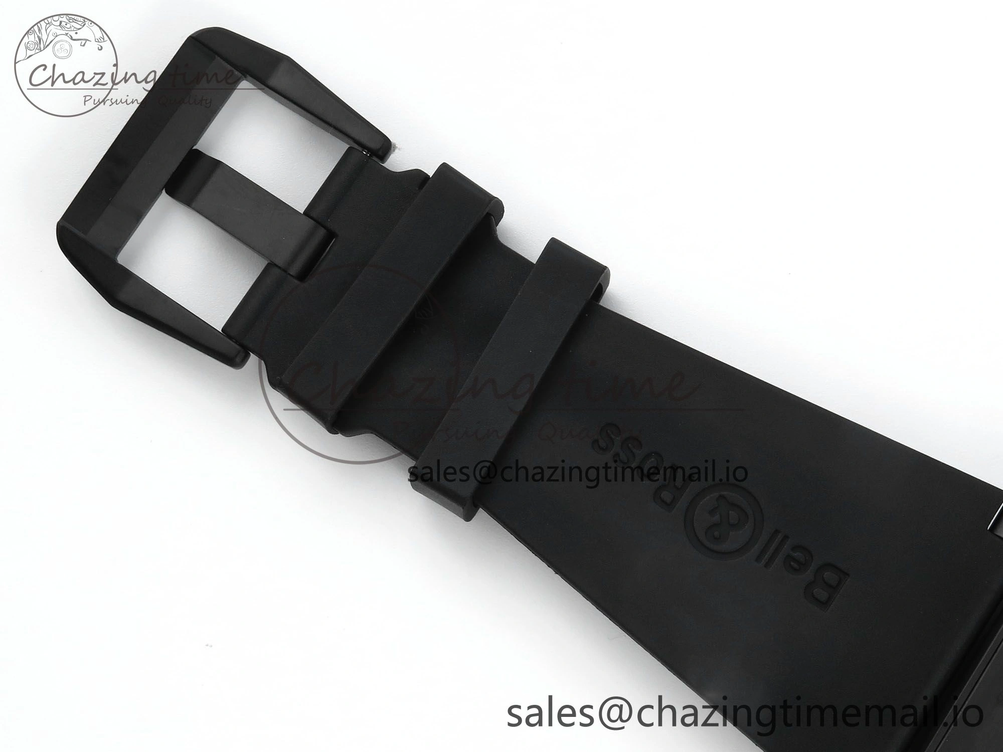 BR03A Instruments BRF 1:1 Best Edition Black Dial on Black Rubber Strap A2824