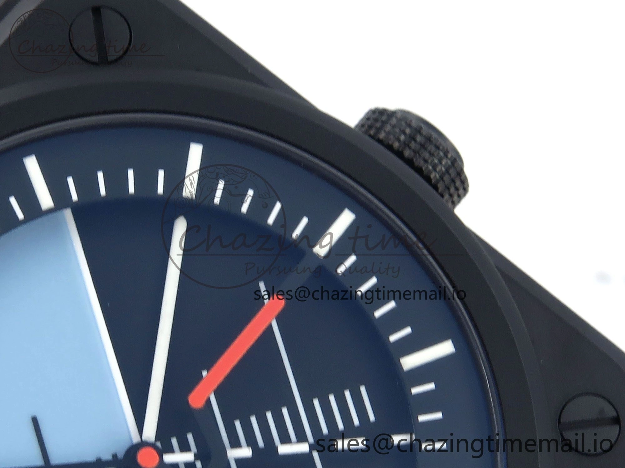 BR03A Instruments BRF 1:1 Best Edition Blue Black Dial on Black Rubber Strap A2824