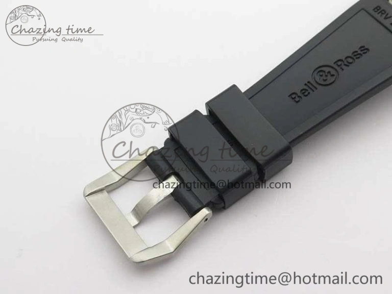 BR123 Vintage 50 Years SS Brown Dial On Black Rubber Strap MIYOTA 9015