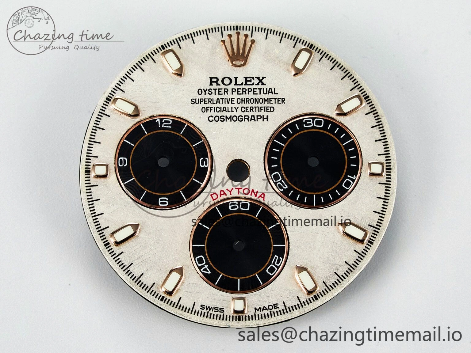 BUFF RG Meteorite Dial for Daytona Compatible with 4130 Movement