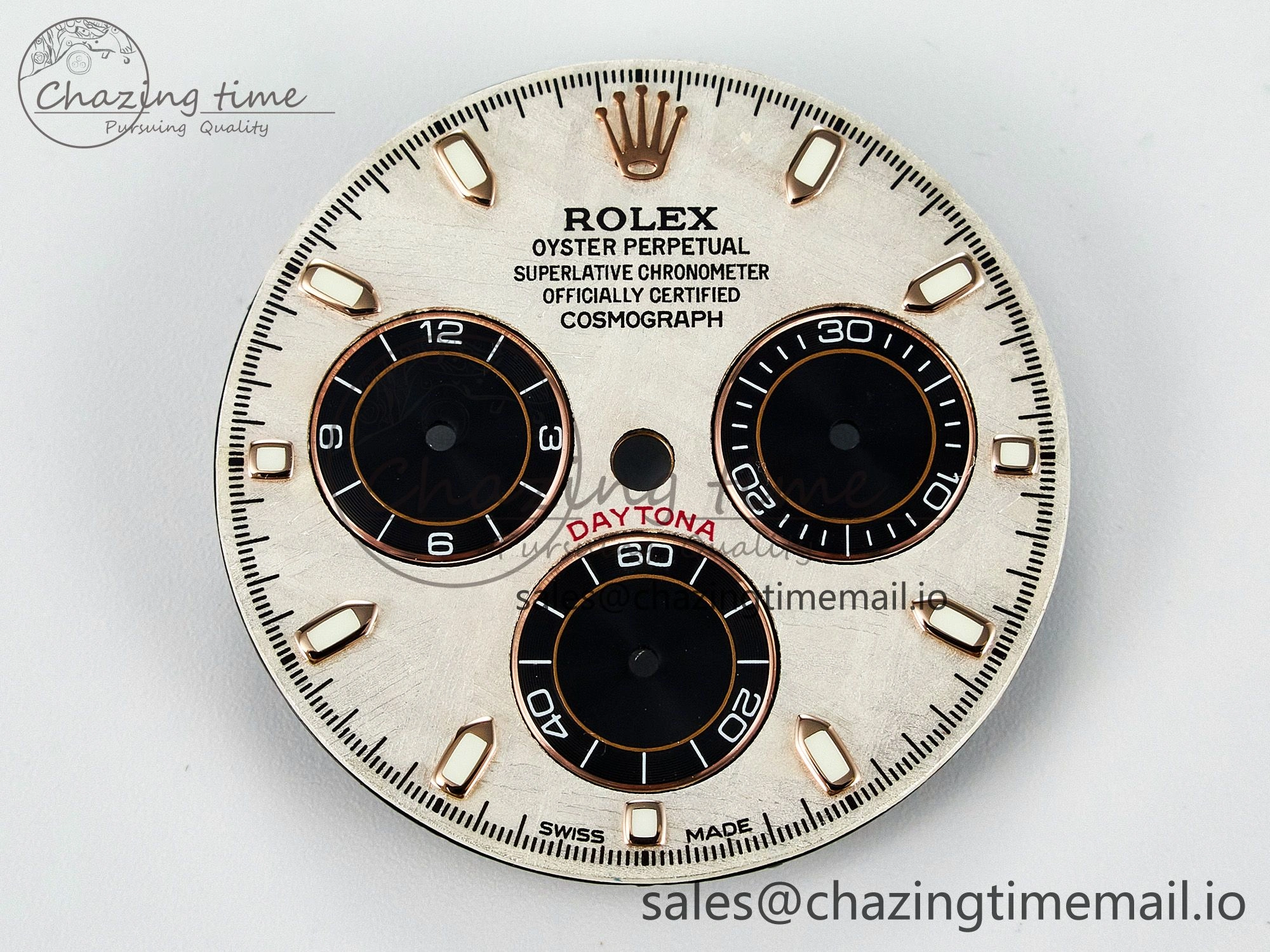 BUFF RG Meteorite Dial for Daytona Compatible with 4130 Movement
