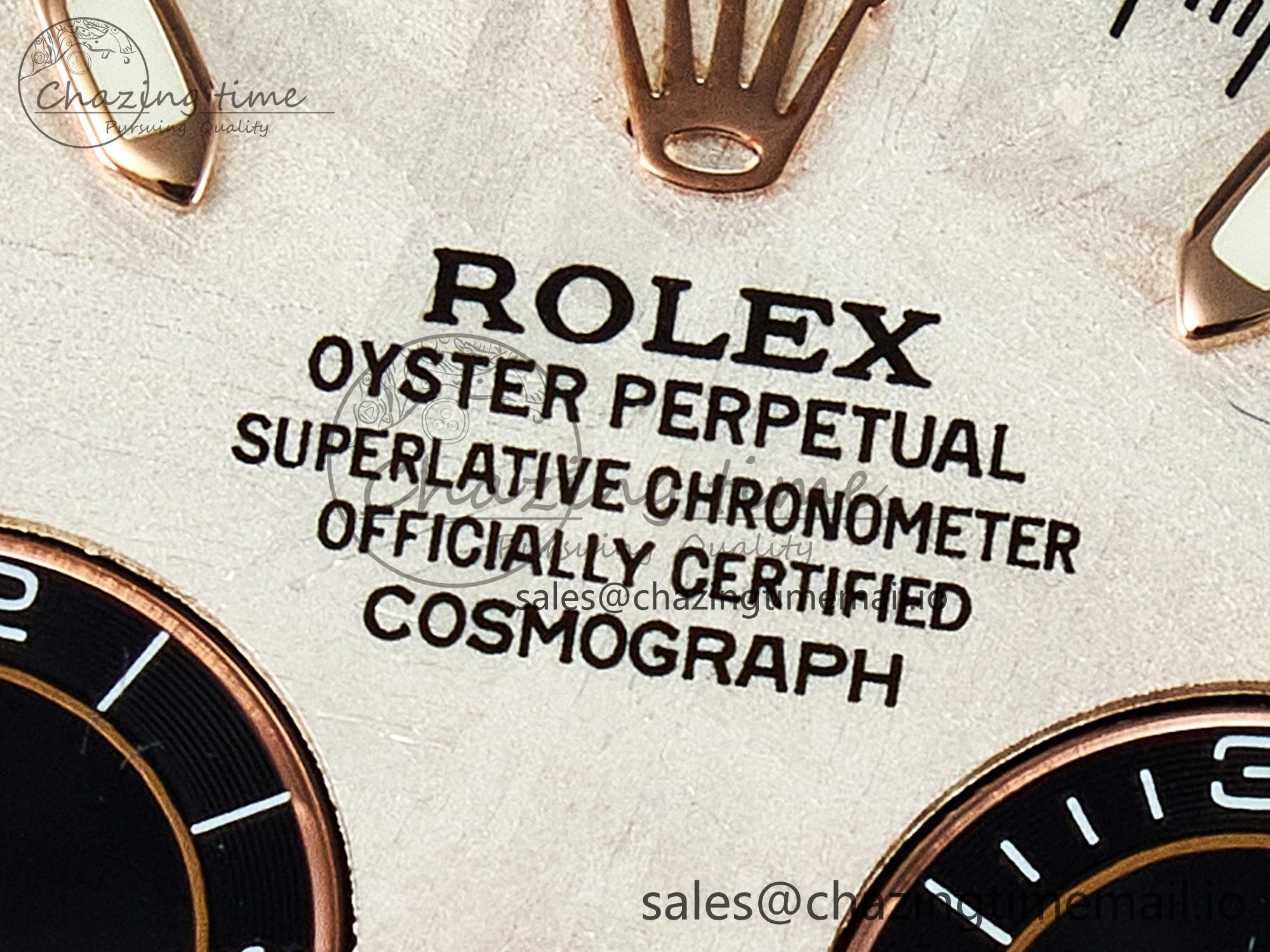 BUFF RG Meteorite Dial for Daytona Compatible with 4130 Movement
