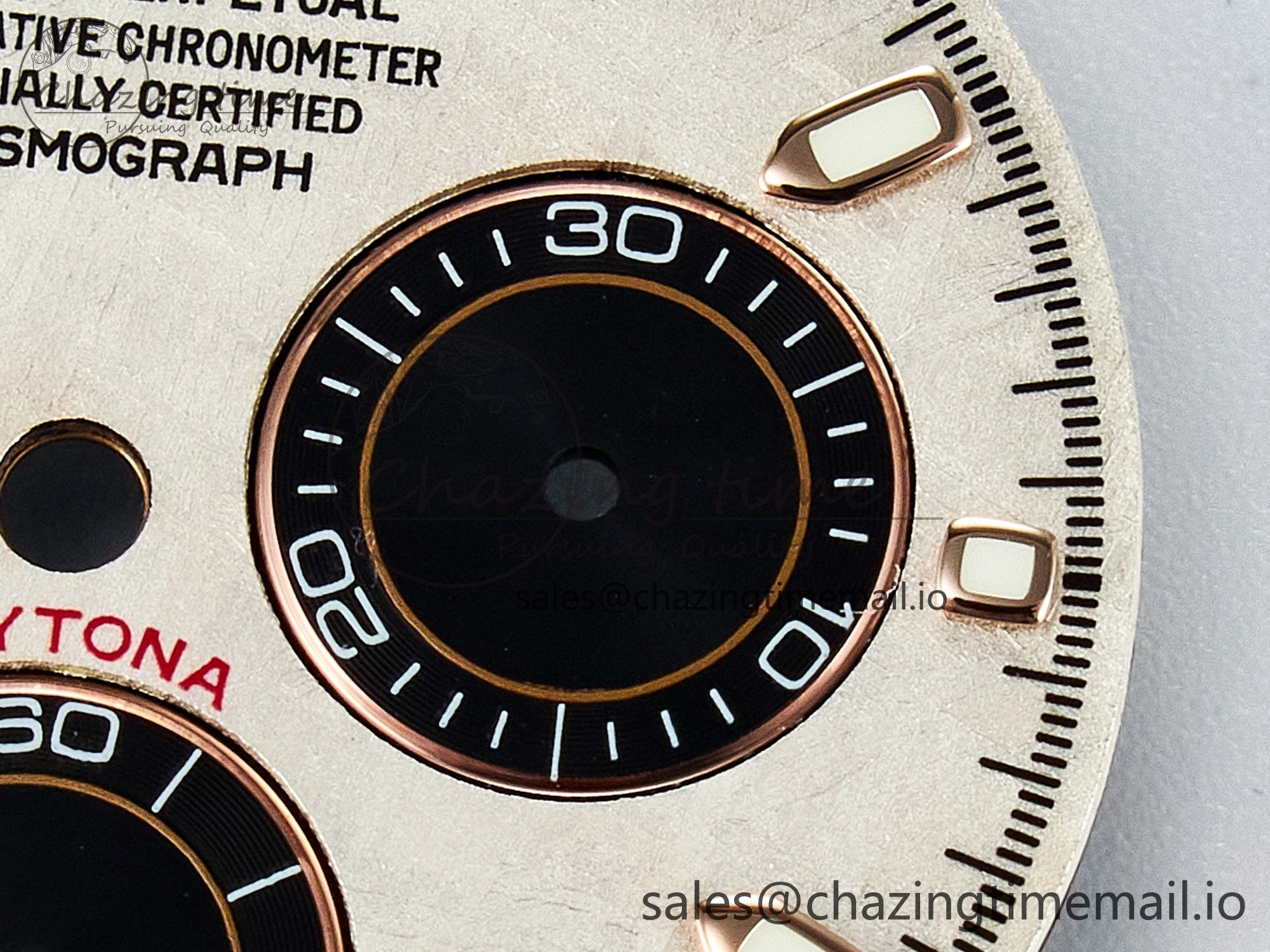 BUFF RG Meteorite Dial for Daytona Compatible with 4130 Movement