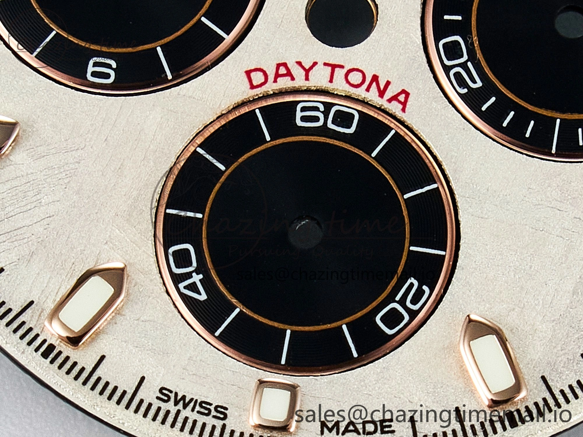 BUFF RG Meteorite Dial for Daytona Compatible with 4130 Movement