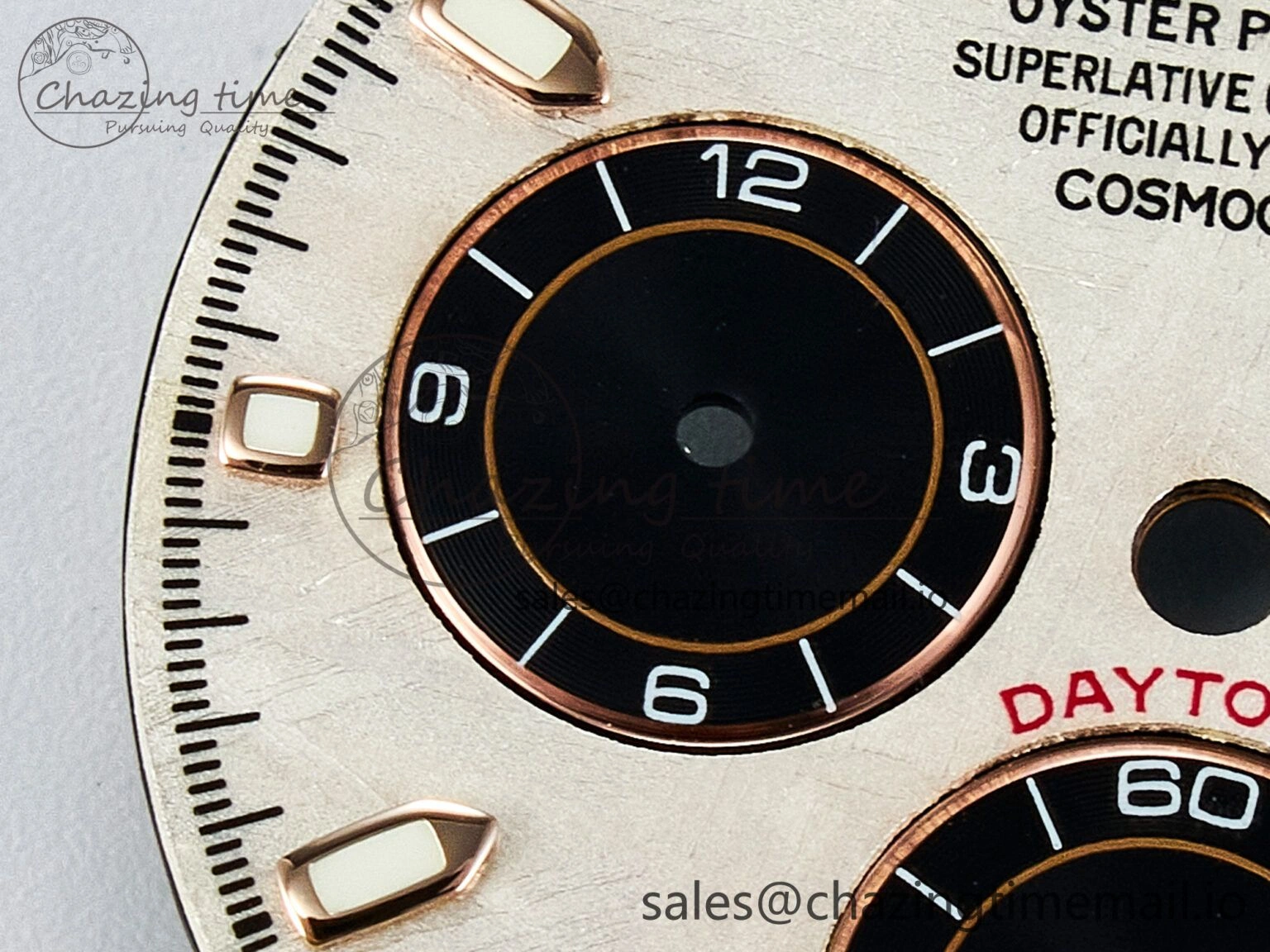 BUFF RG Meteorite Dial for Daytona Compatible with 4130 Movement