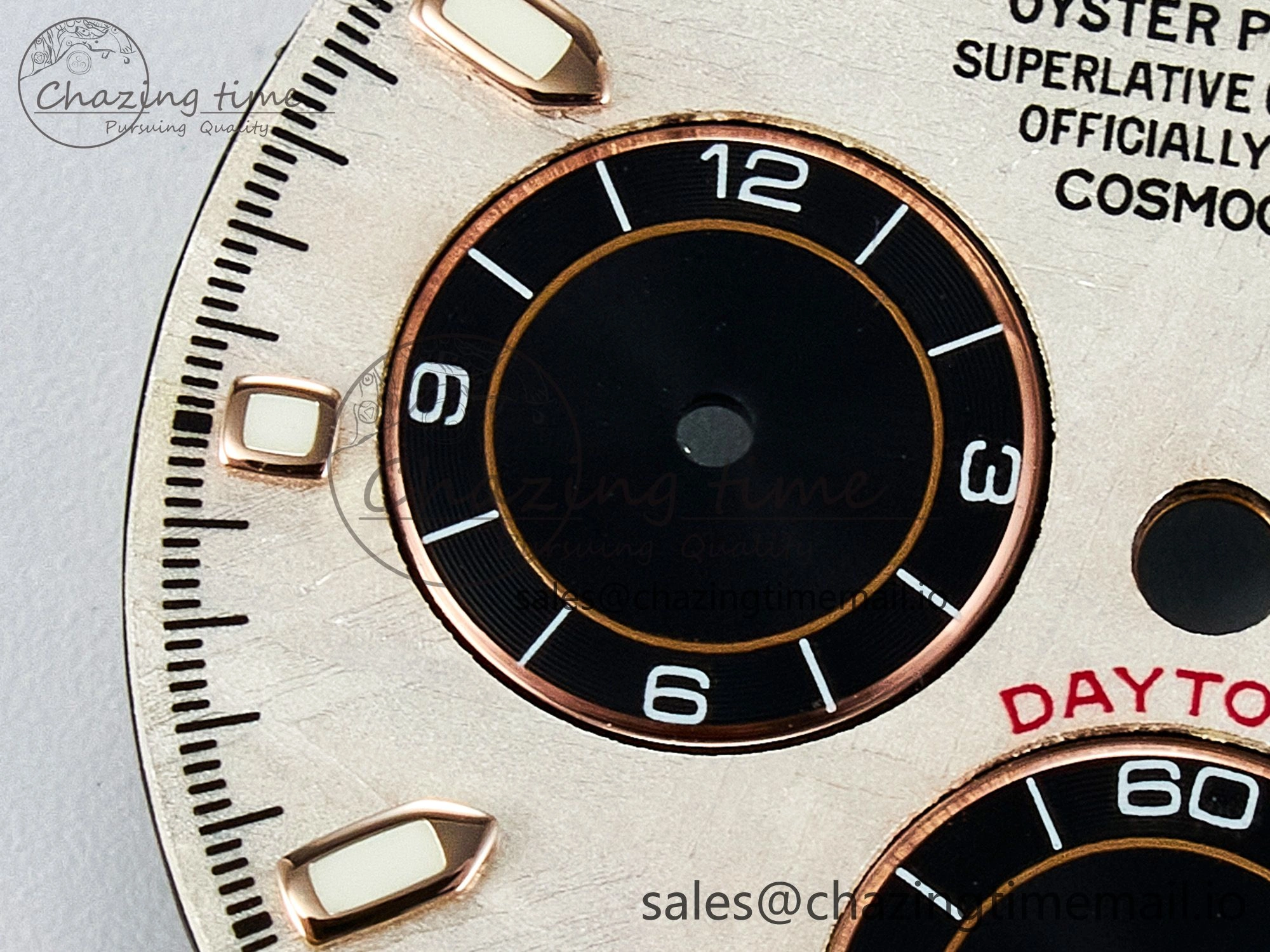 BUFF RG Meteorite Dial for Daytona Compatible with 4130 Movement