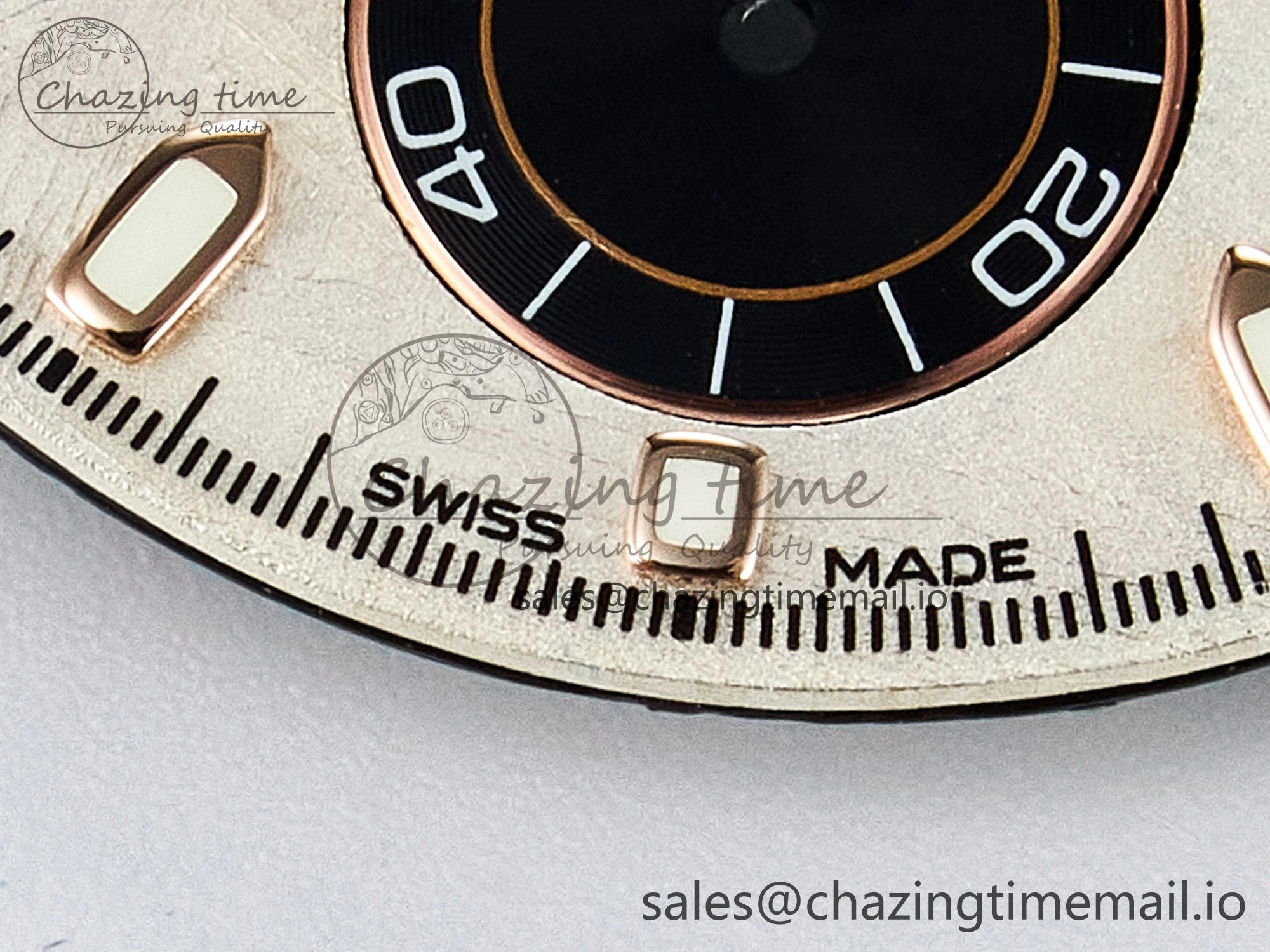 BUFF RG Meteorite Dial for Daytona Compatible with 4130 Movement