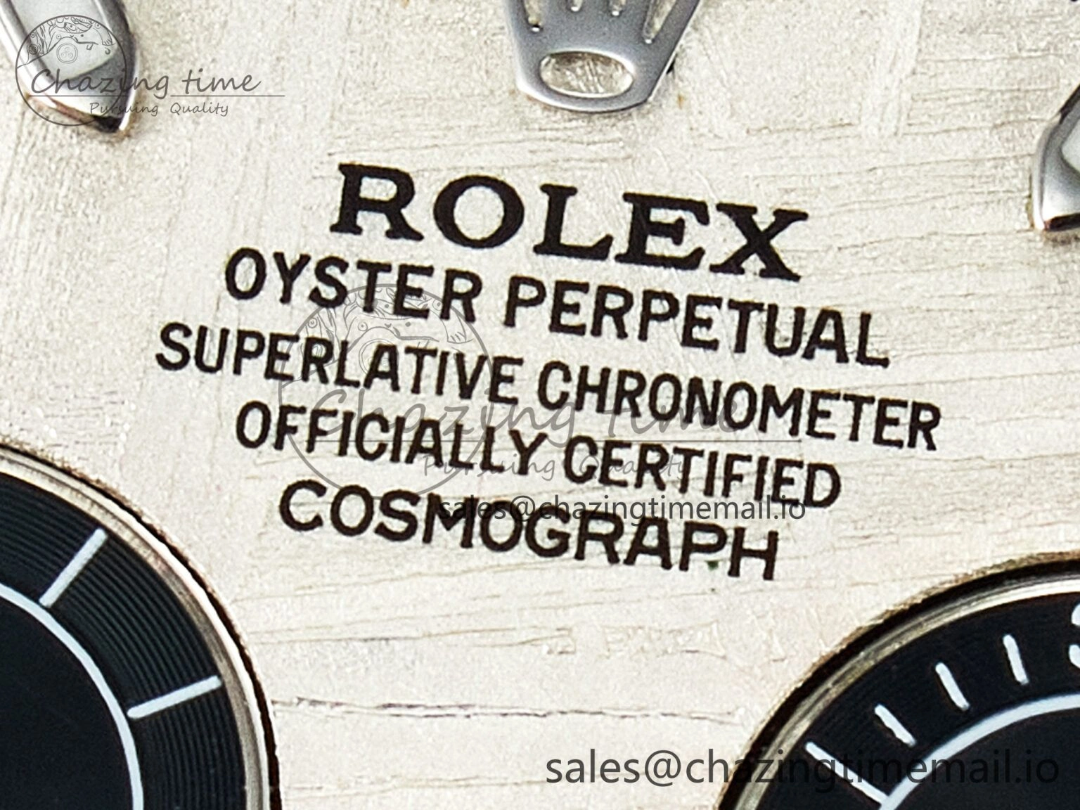 BUFF SS Meteorite Dial for Daytona Compatible with 4130 Movement