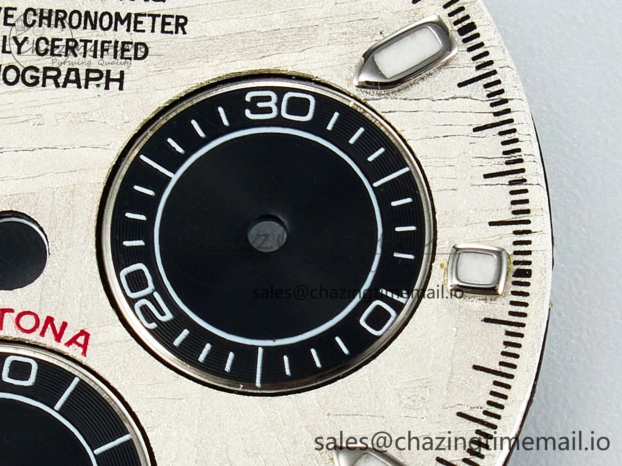 BUFF SS Meteorite Dial for Daytona Compatible with 4130 Movement