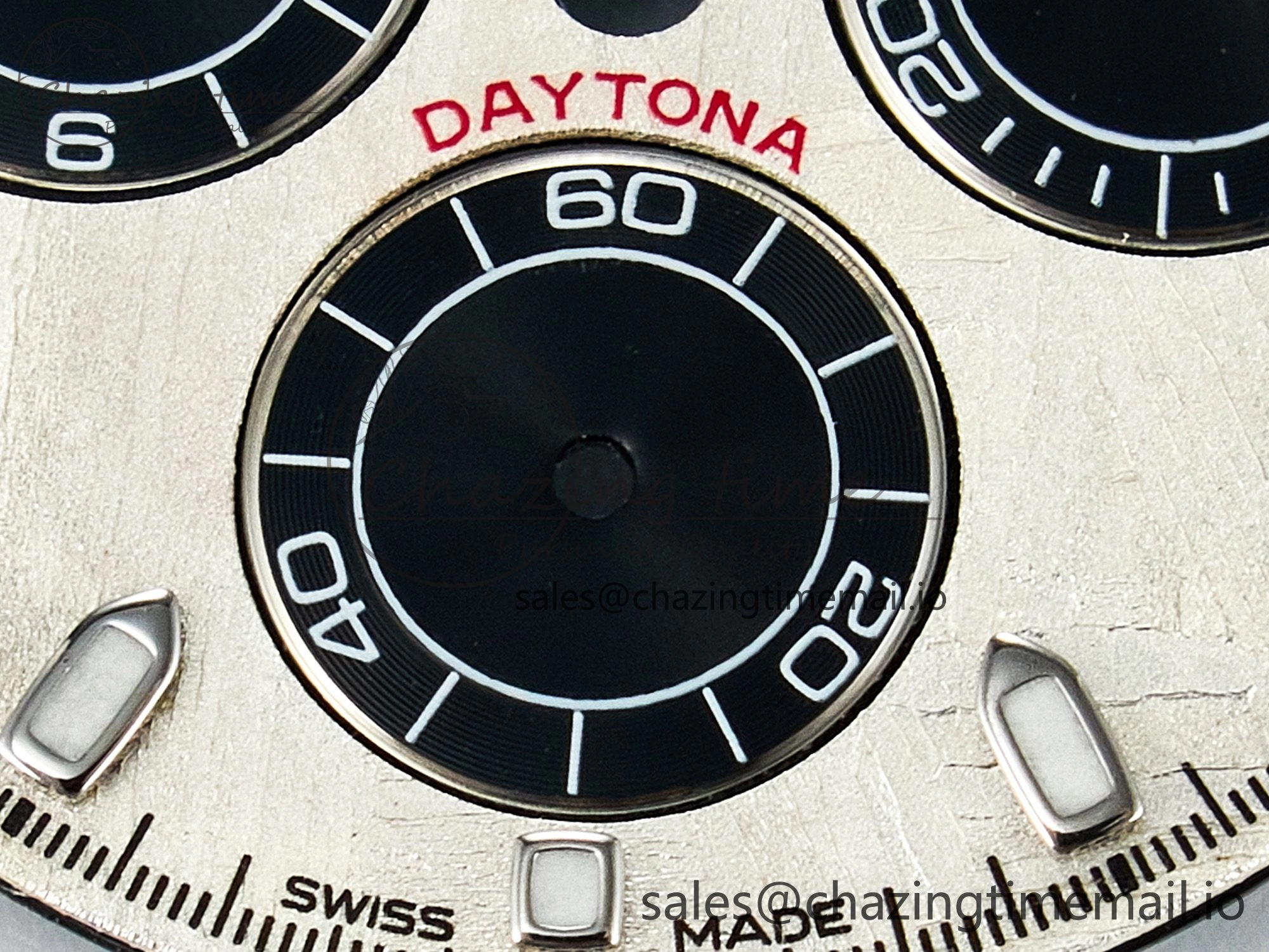 BUFF SS Meteorite Dial for Daytona Compatible with 4130 Movement