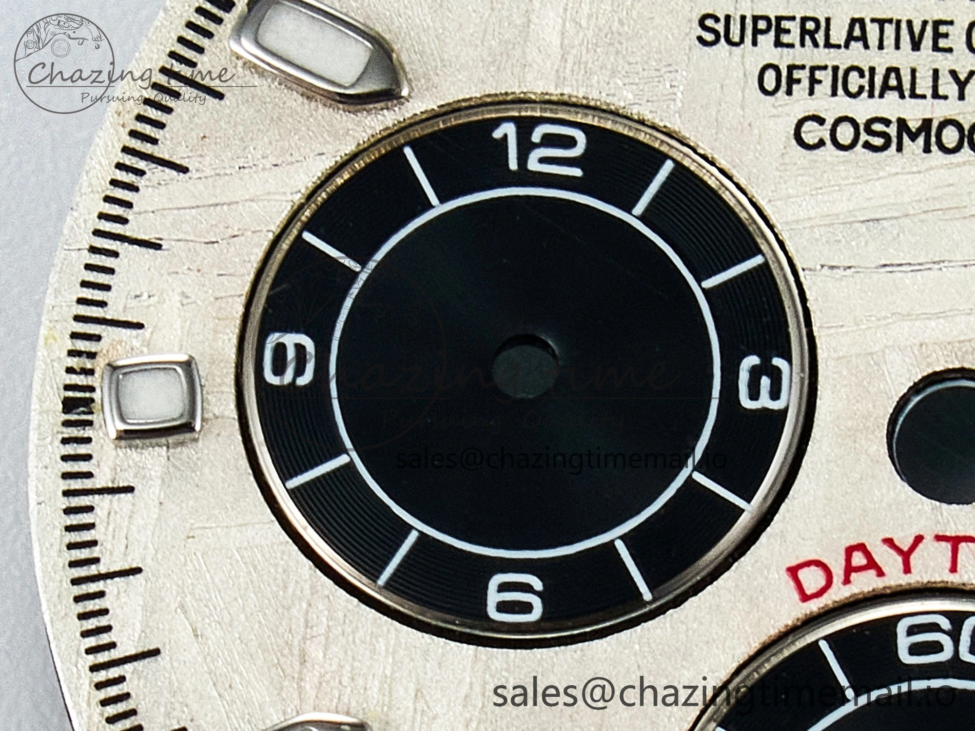 BUFF SS Meteorite Dial for Daytona Compatible with 4130 Movement