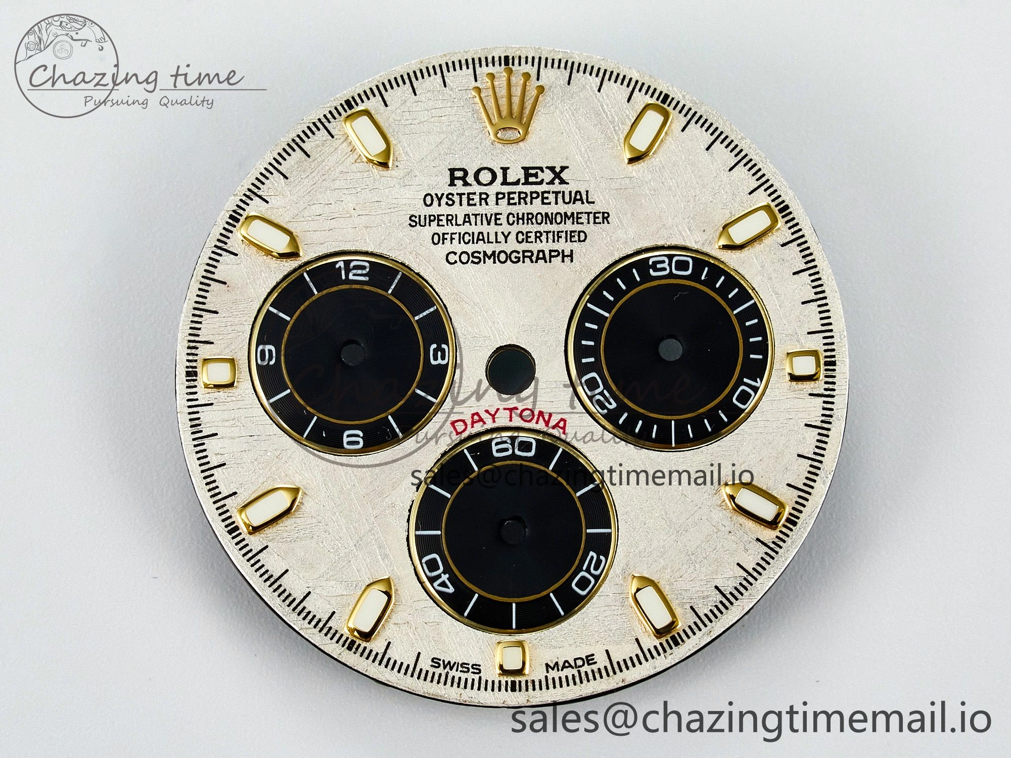 BUFF YG Meteorite Dial for Daytona Compatible with 4130 Movement