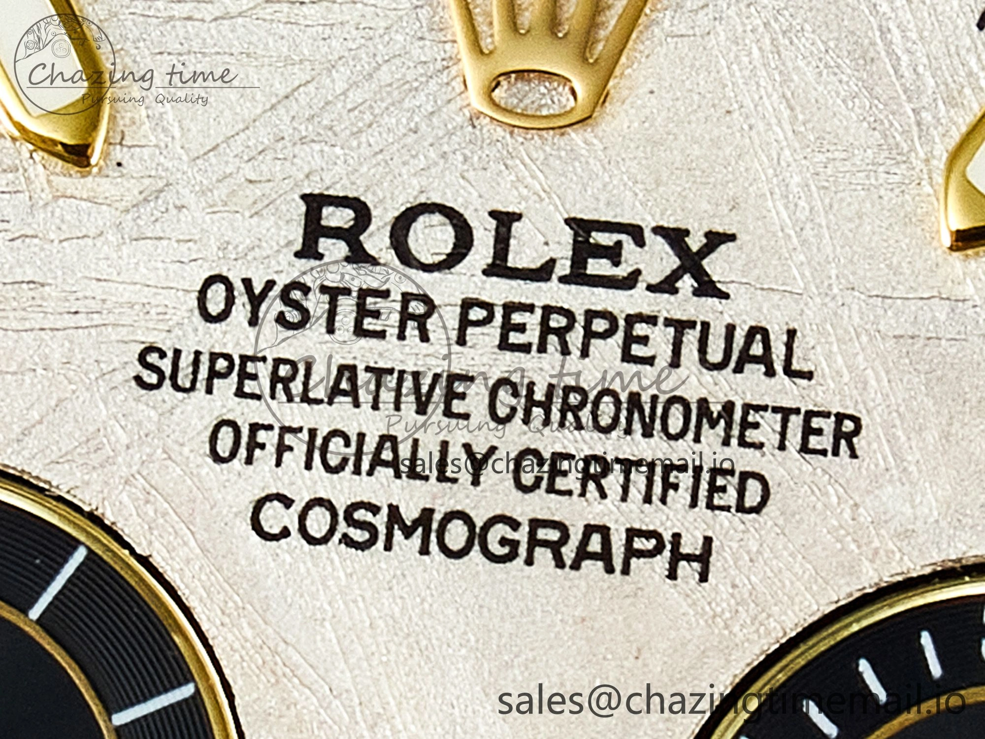 BUFF YG Meteorite Dial for Daytona Compatible with 4130 Movement