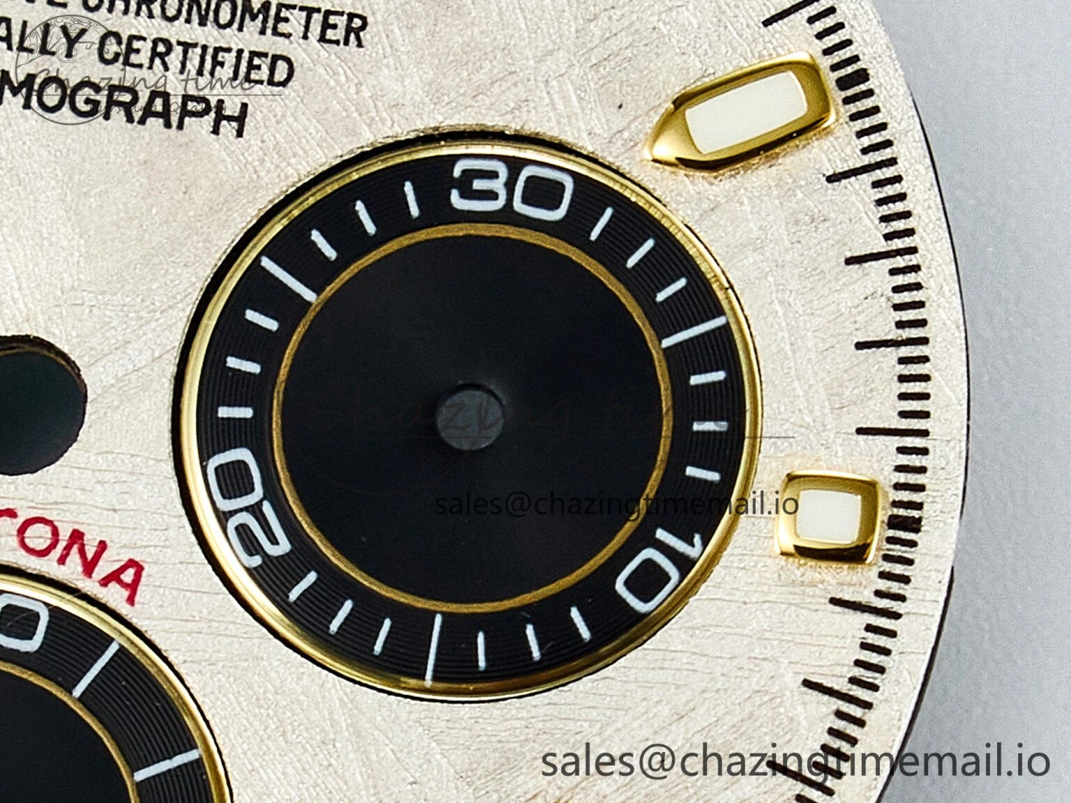 BUFF YG Meteorite Dial for Daytona Compatible with 4130 Movement