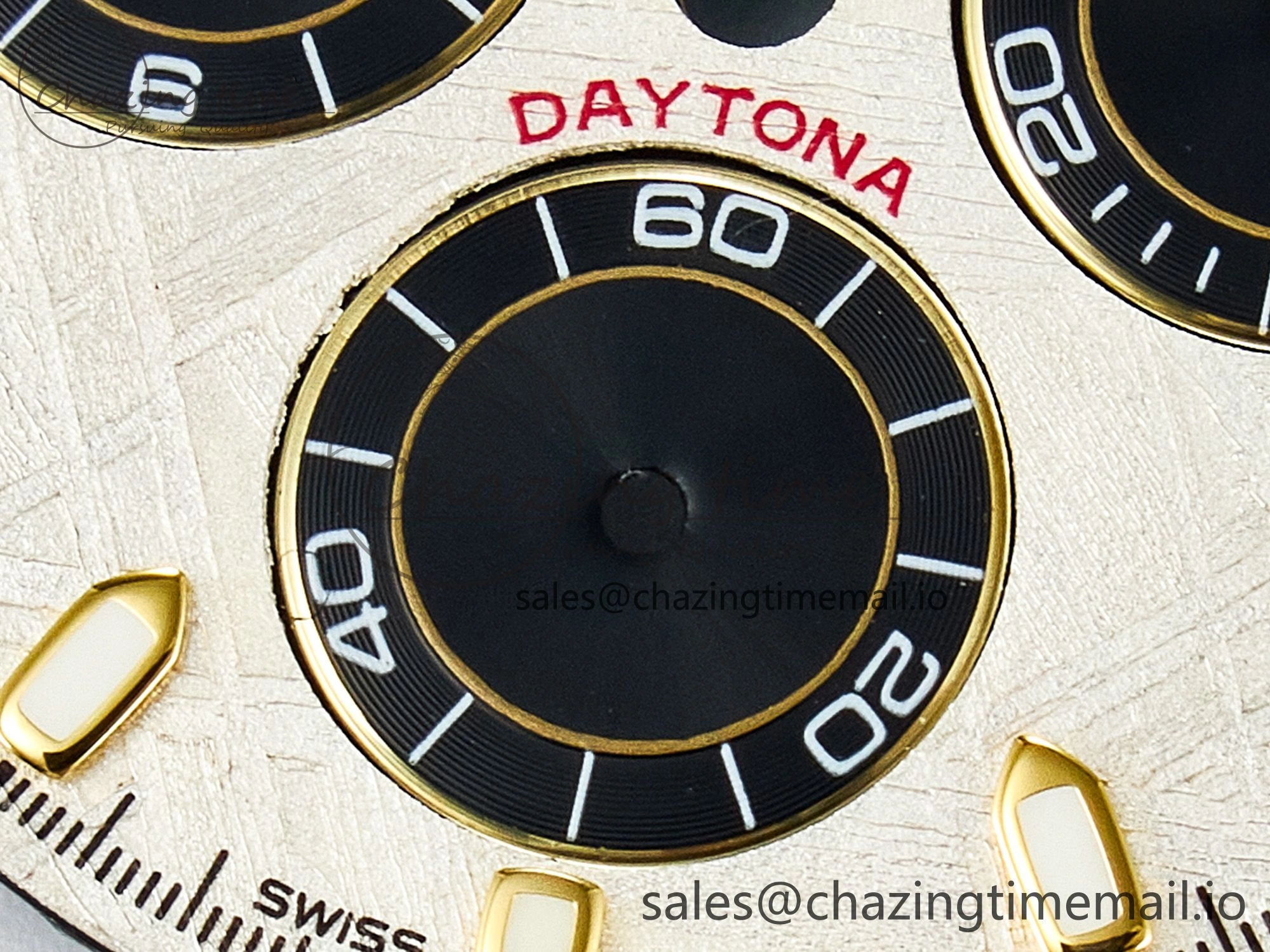 BUFF YG Meteorite Dial for Daytona Compatible with 4130 Movement