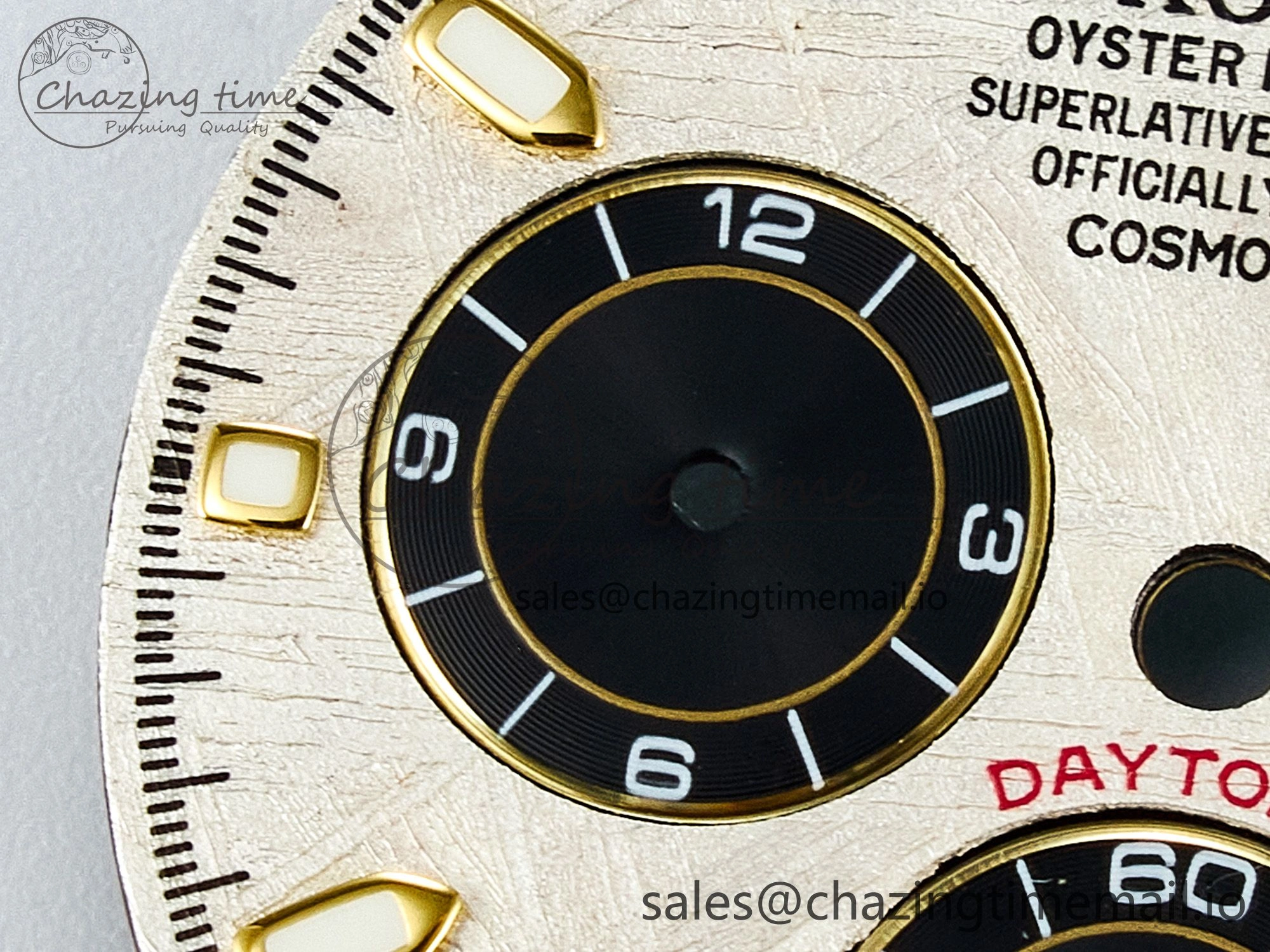BUFF YG Meteorite Dial for Daytona Compatible with 4130 Movement