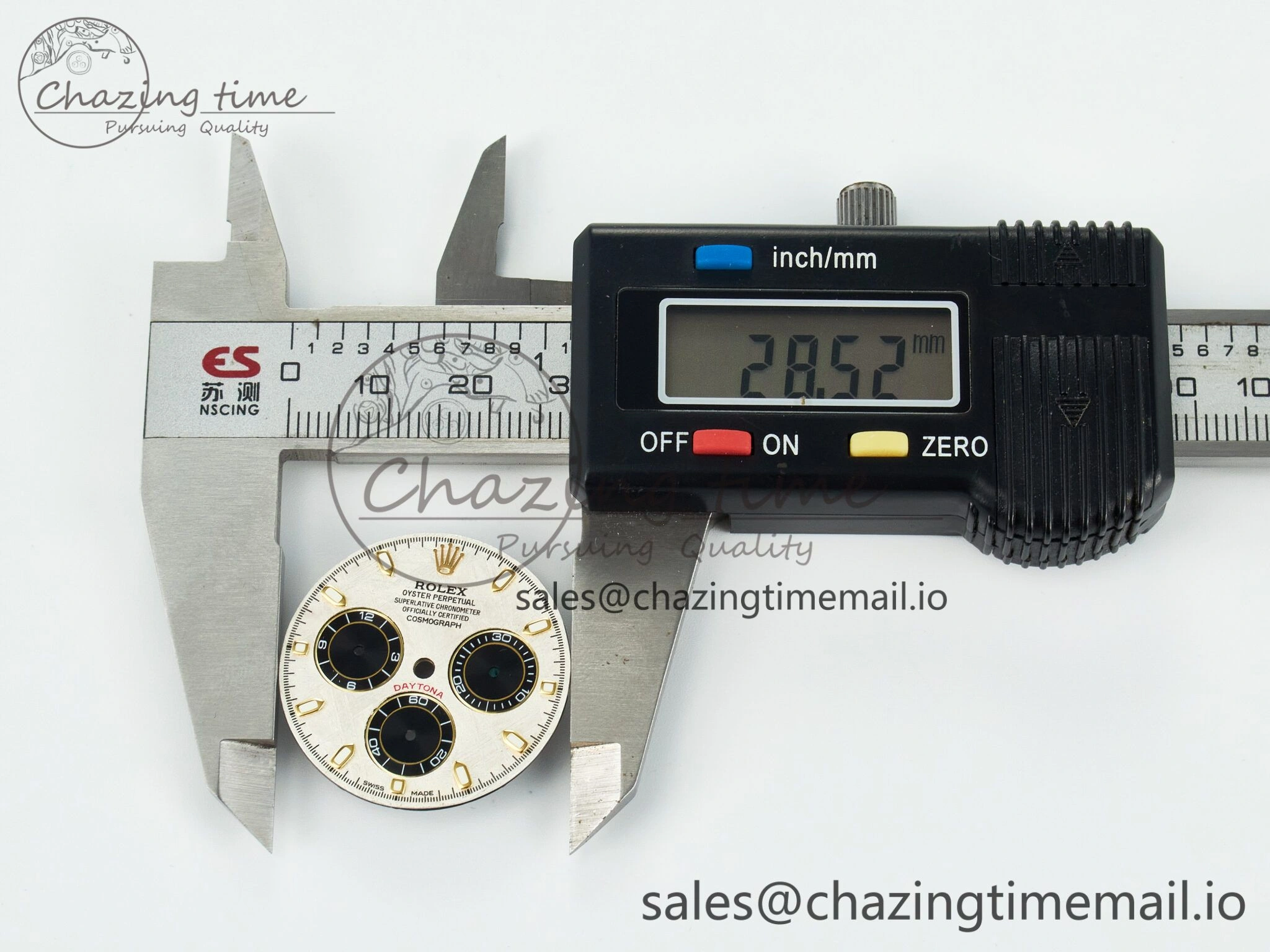 BUFF YG Meteorite Dial for Daytona Compatible with 4130 Movement