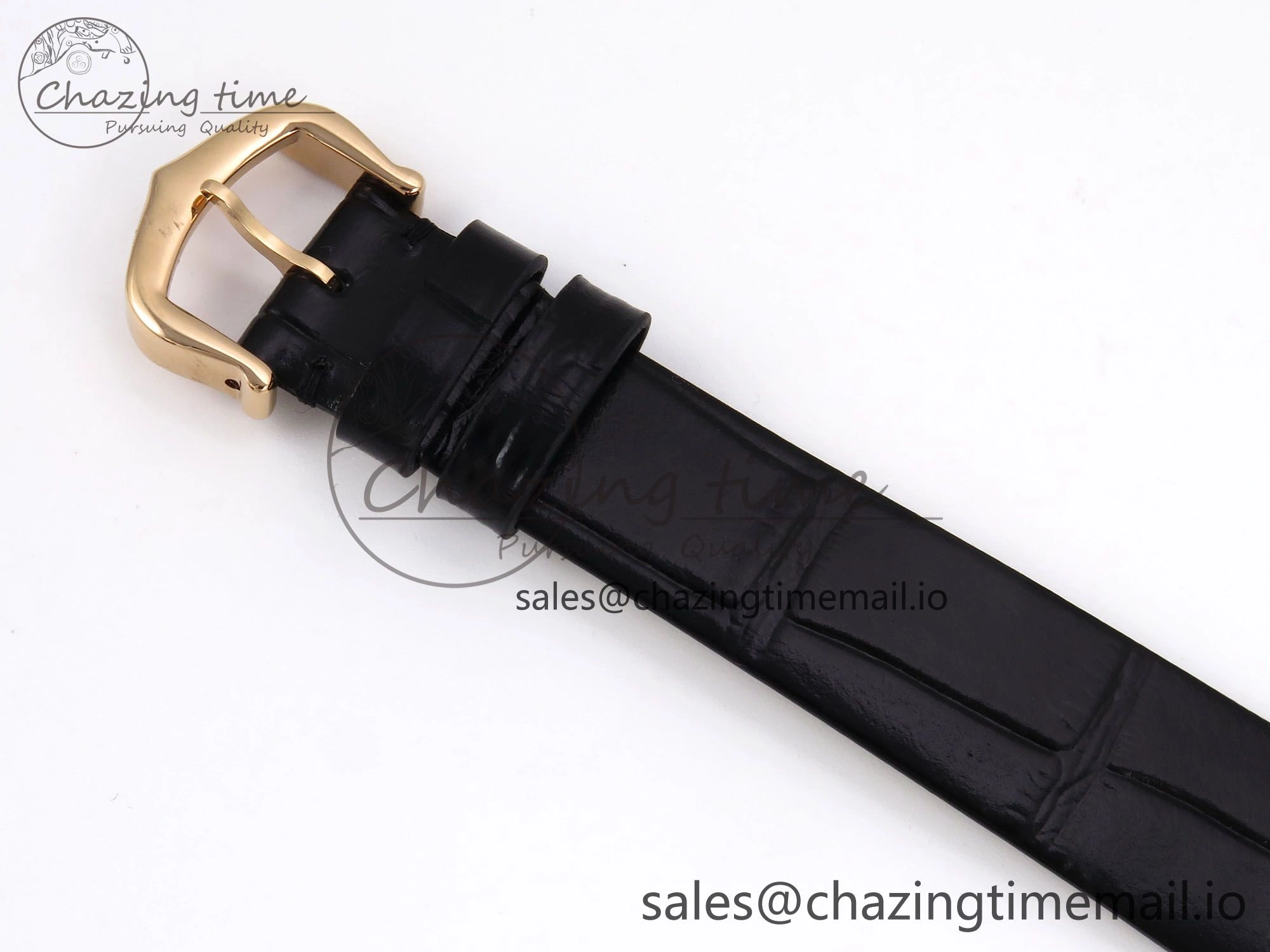 Ballon Blanc De Cartier 30mm RG AF 1:1 Best Edition Silvered Dial on Black Leather Strap Ronda Quartz