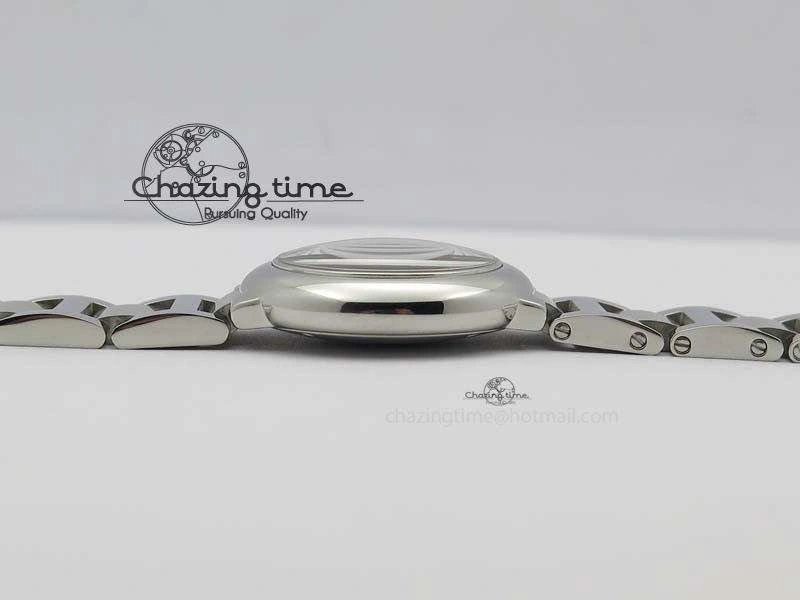 Ballon Bleu 28mm Ladies SS V6F 1:1 Best Edition White Dial On SS Bracelet Ronda Quartz V2